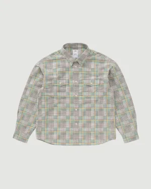 Pioneer Check Shirt Light Green