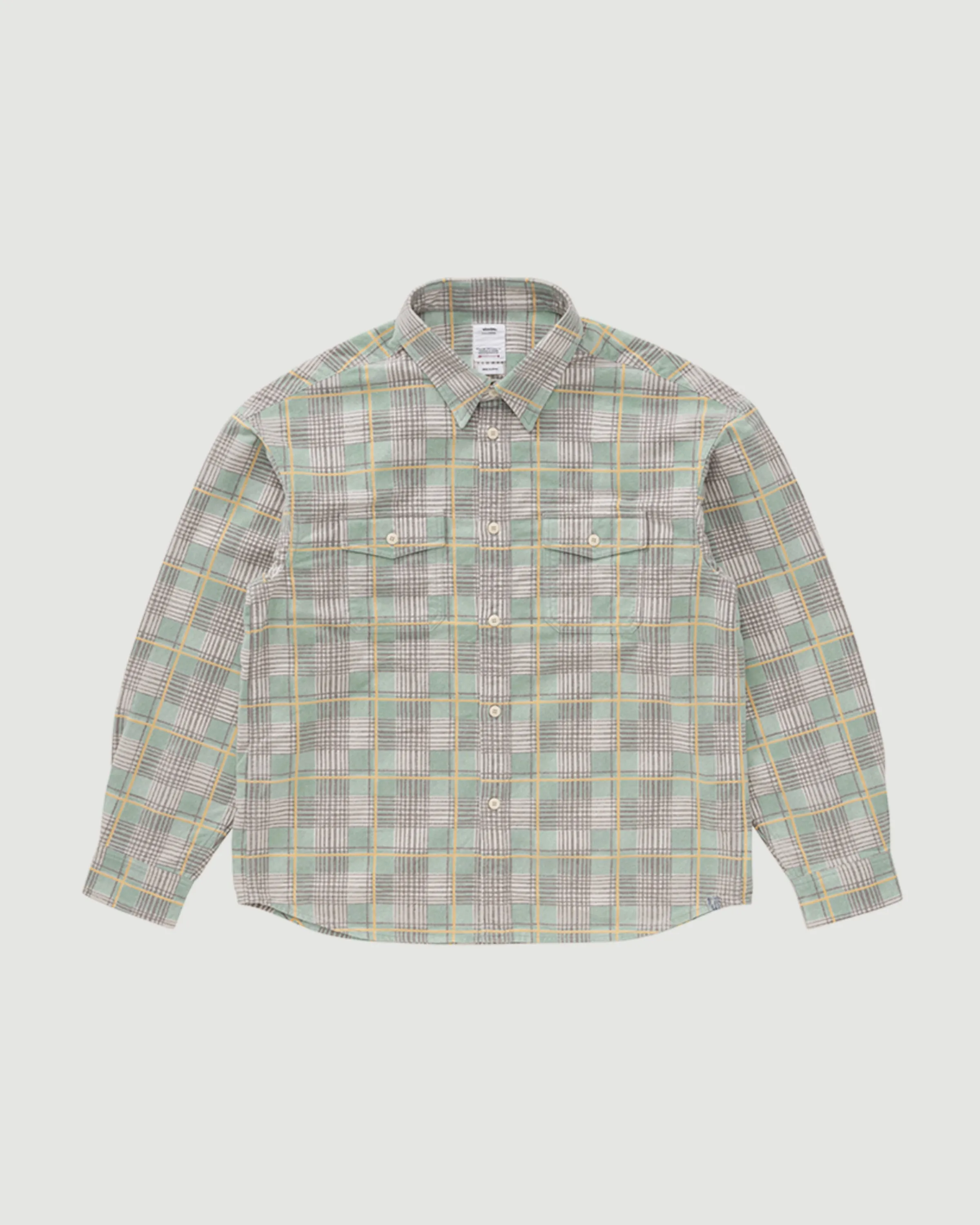 Pioneer Check Shirt Light Green