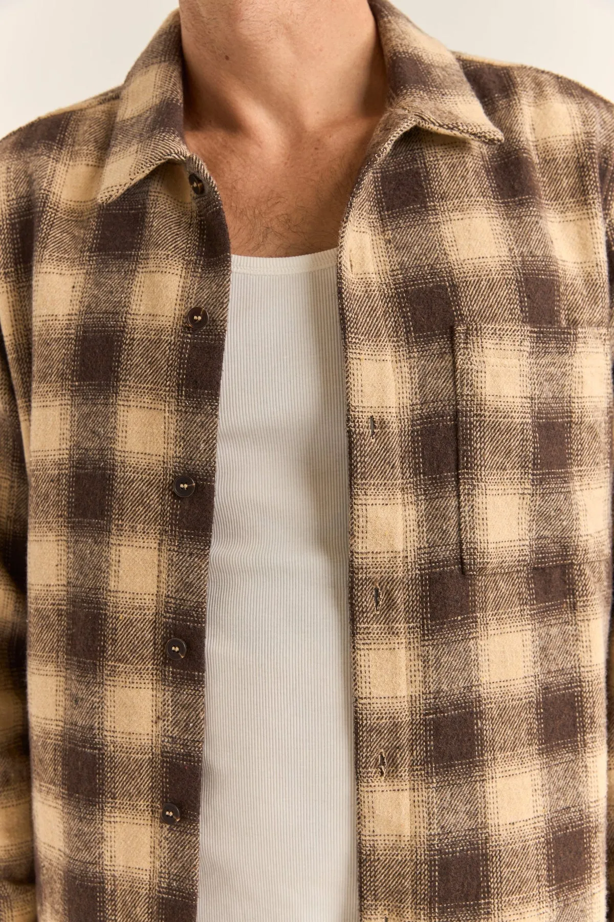 Plaid Flannel Brown