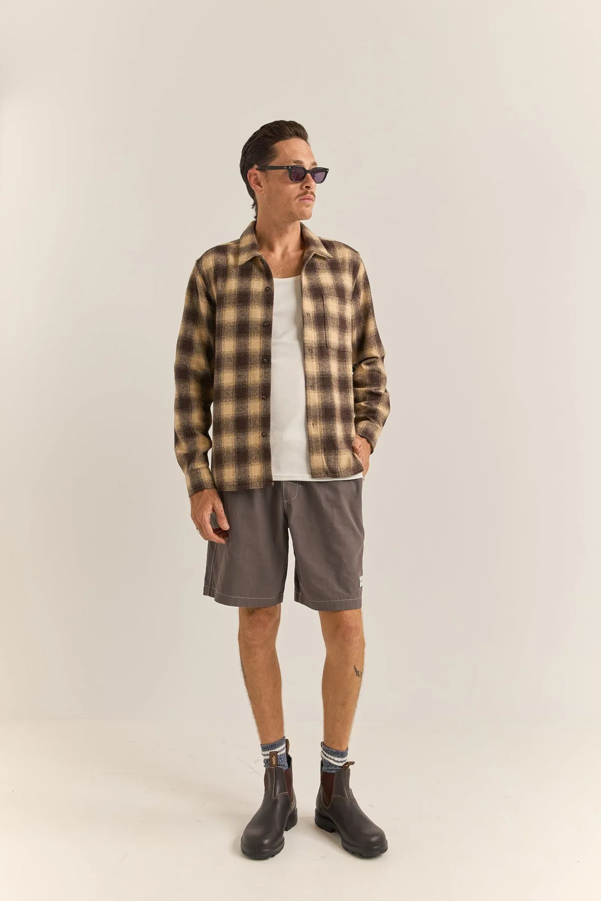 Plaid Flannel Brown