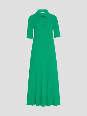 Polo Dress in Green