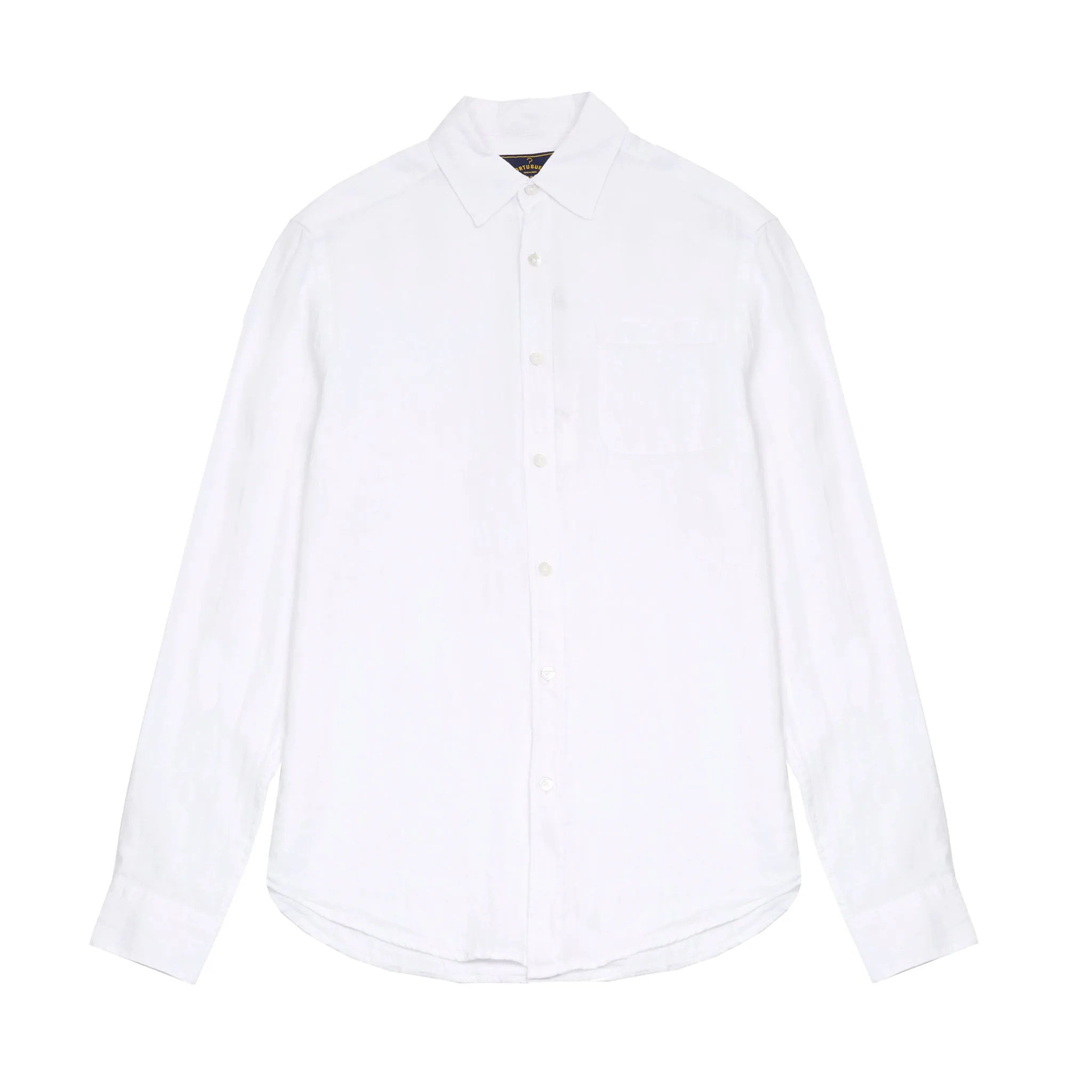 Portuguese Flannel Linen Shirt in White