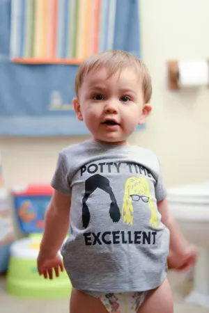 Potty Time Excellent Wayne's World Kid's Tee