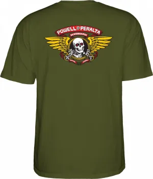 Powell Peralta - Winged Ripper Tee Military Green