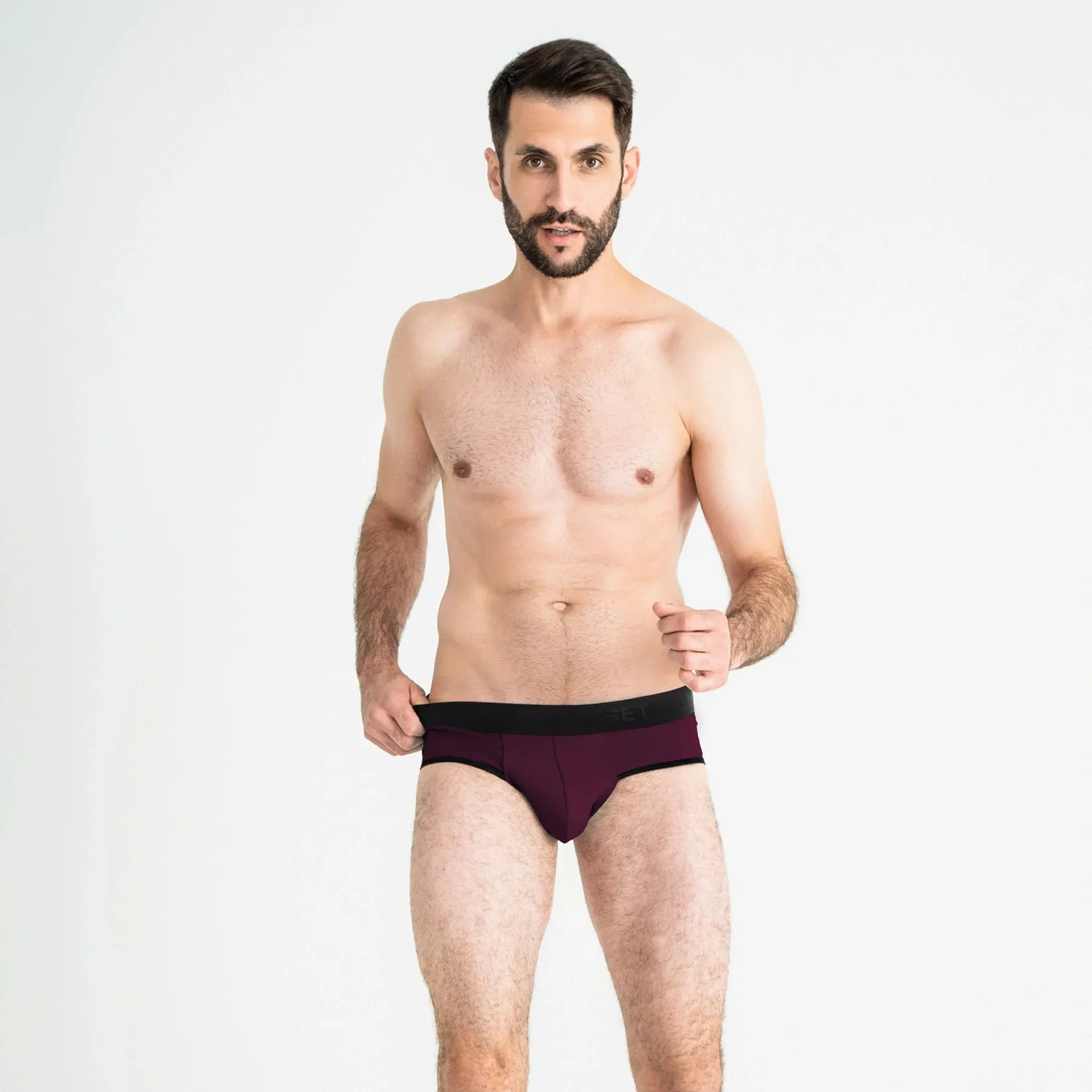 PowerStretch Brief OpenFly, Plum