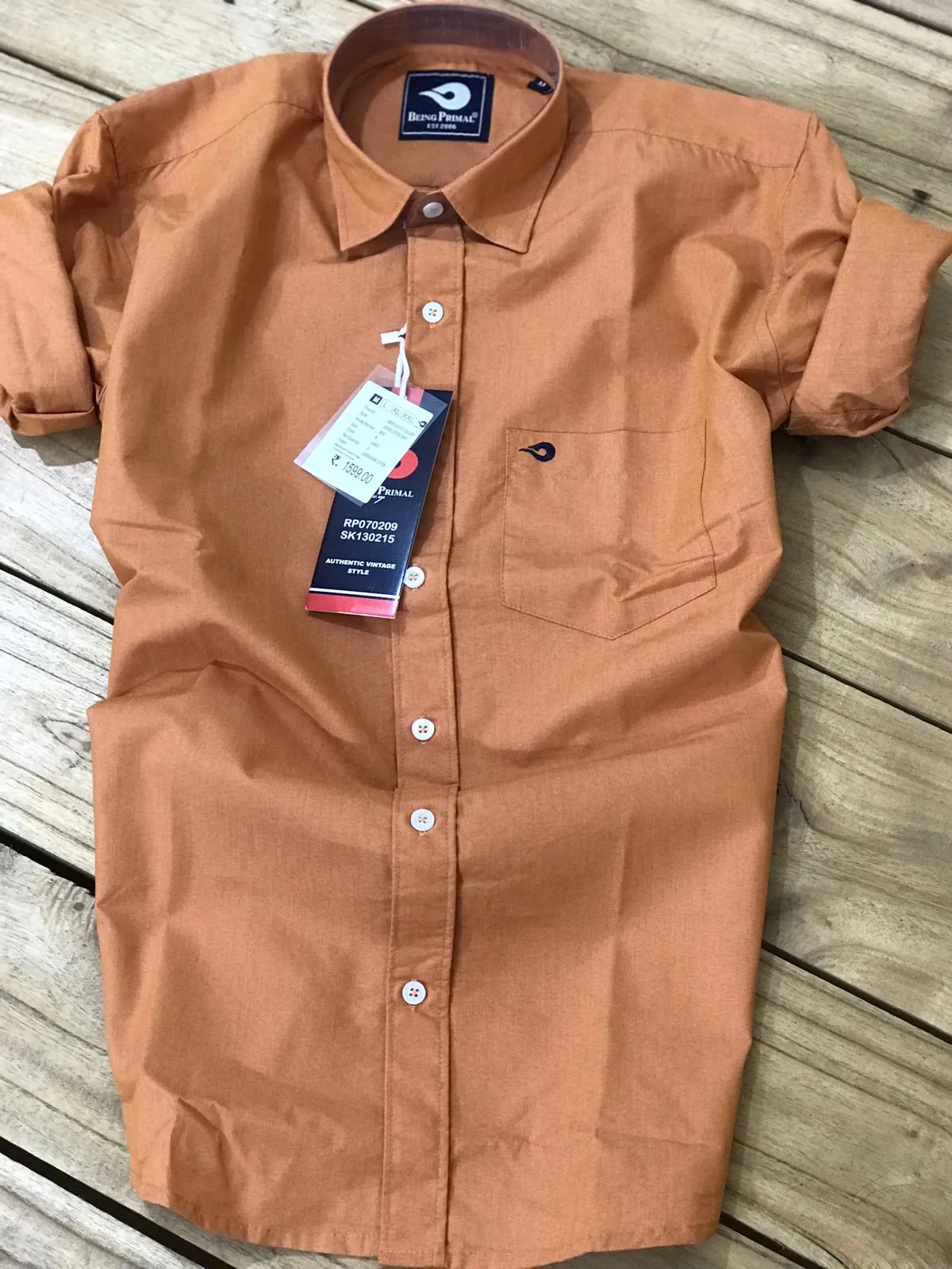 Premium Oxford Cotton Shirts with Embroidery and Double Cloth Shoulder