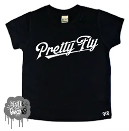 Pretty Fly For A Small Fry® Front & Back Print Kid's Bodysuit or Tee