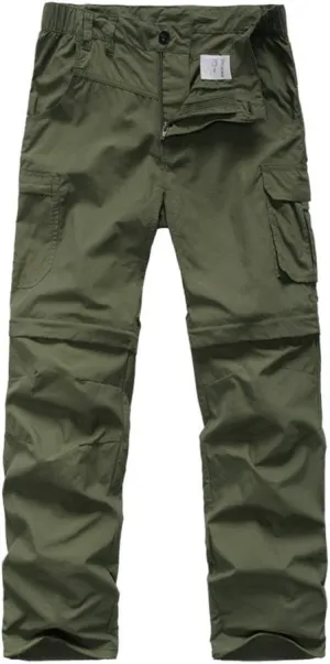 Quick Dry Waterproof Kids' Cargo Pants by Linlon