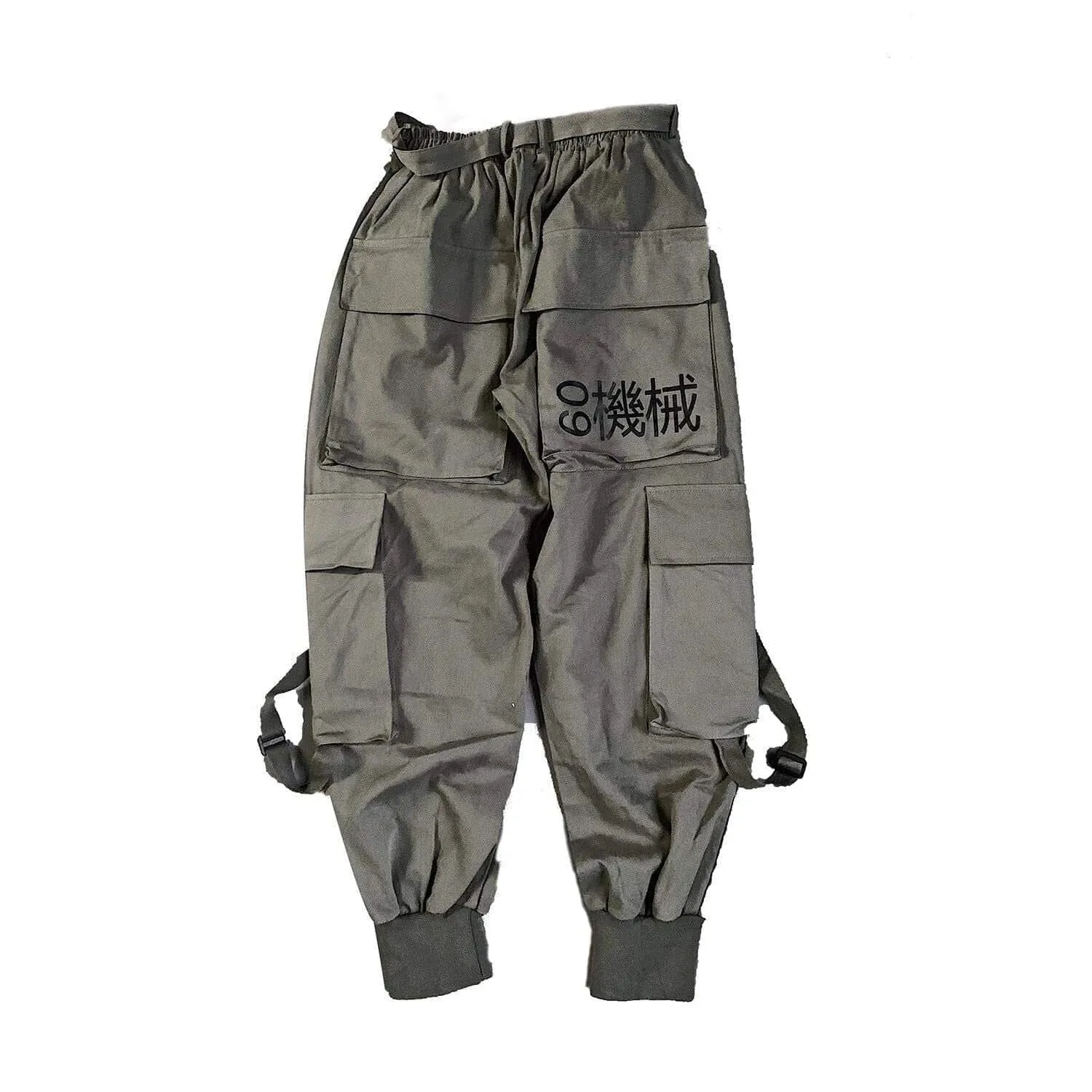 "Mechanical style" Multi-Pocket Cargo Pants