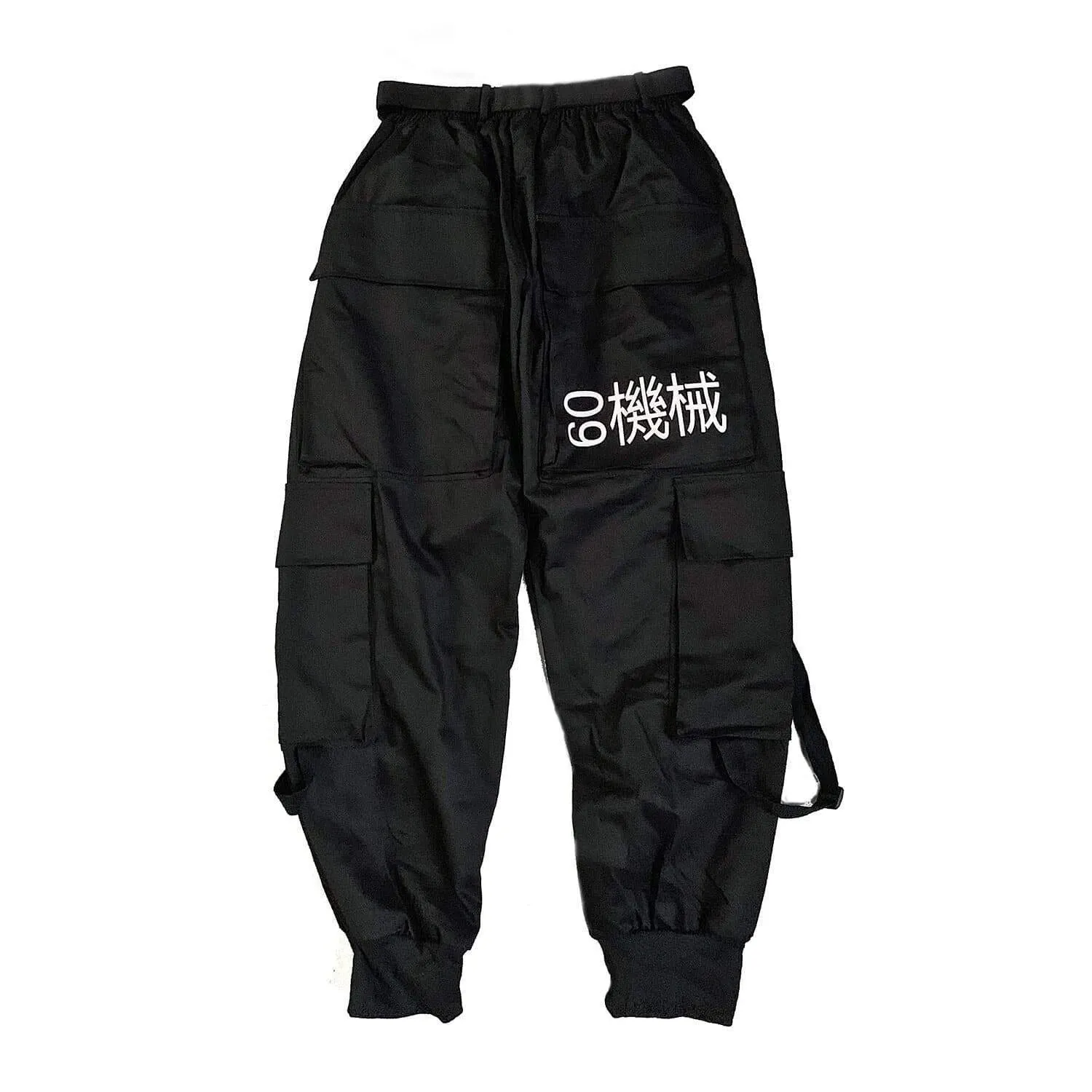 "Mechanical style" Multi-Pocket Cargo Pants