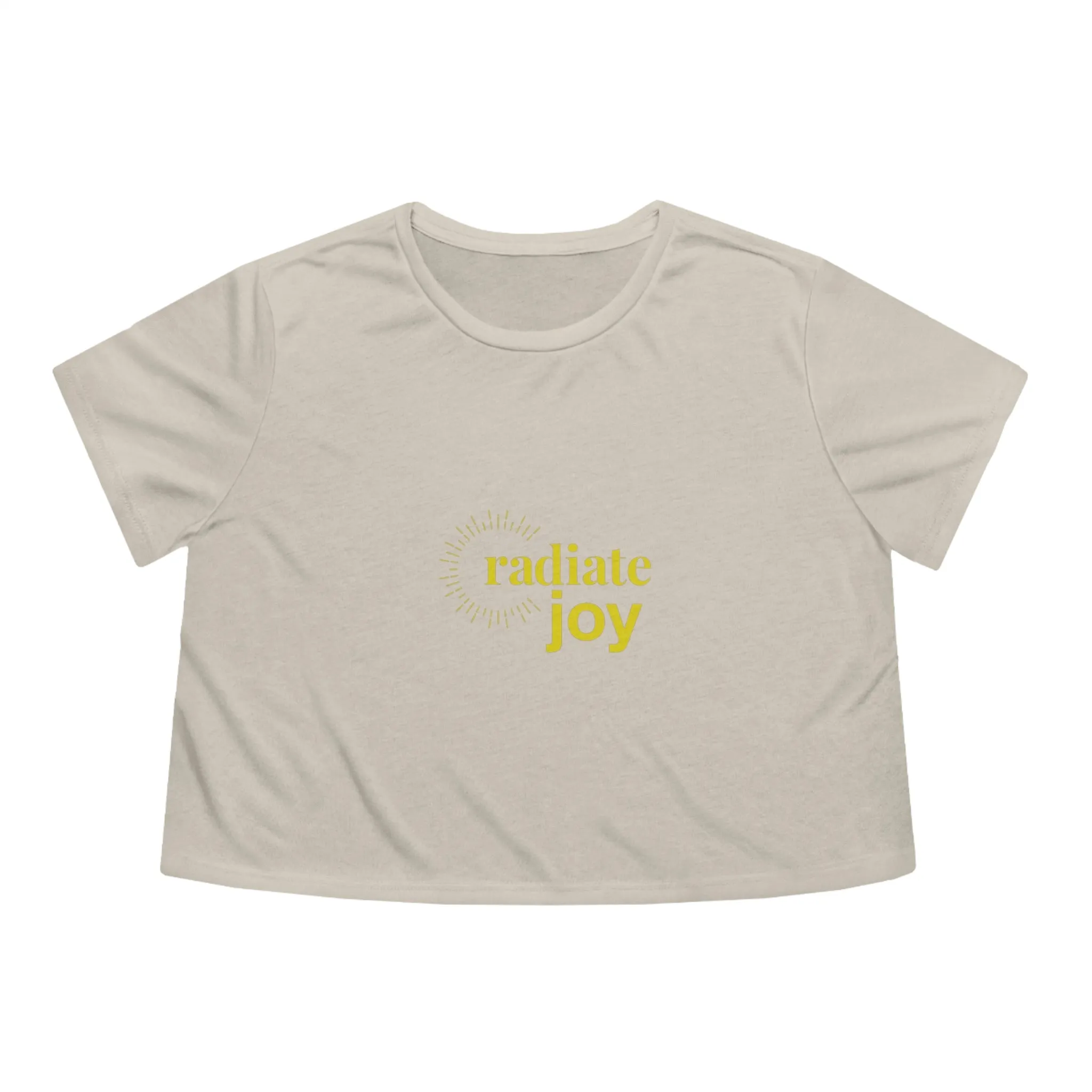 Radiate Joy Women's Flowy Cropped Tee