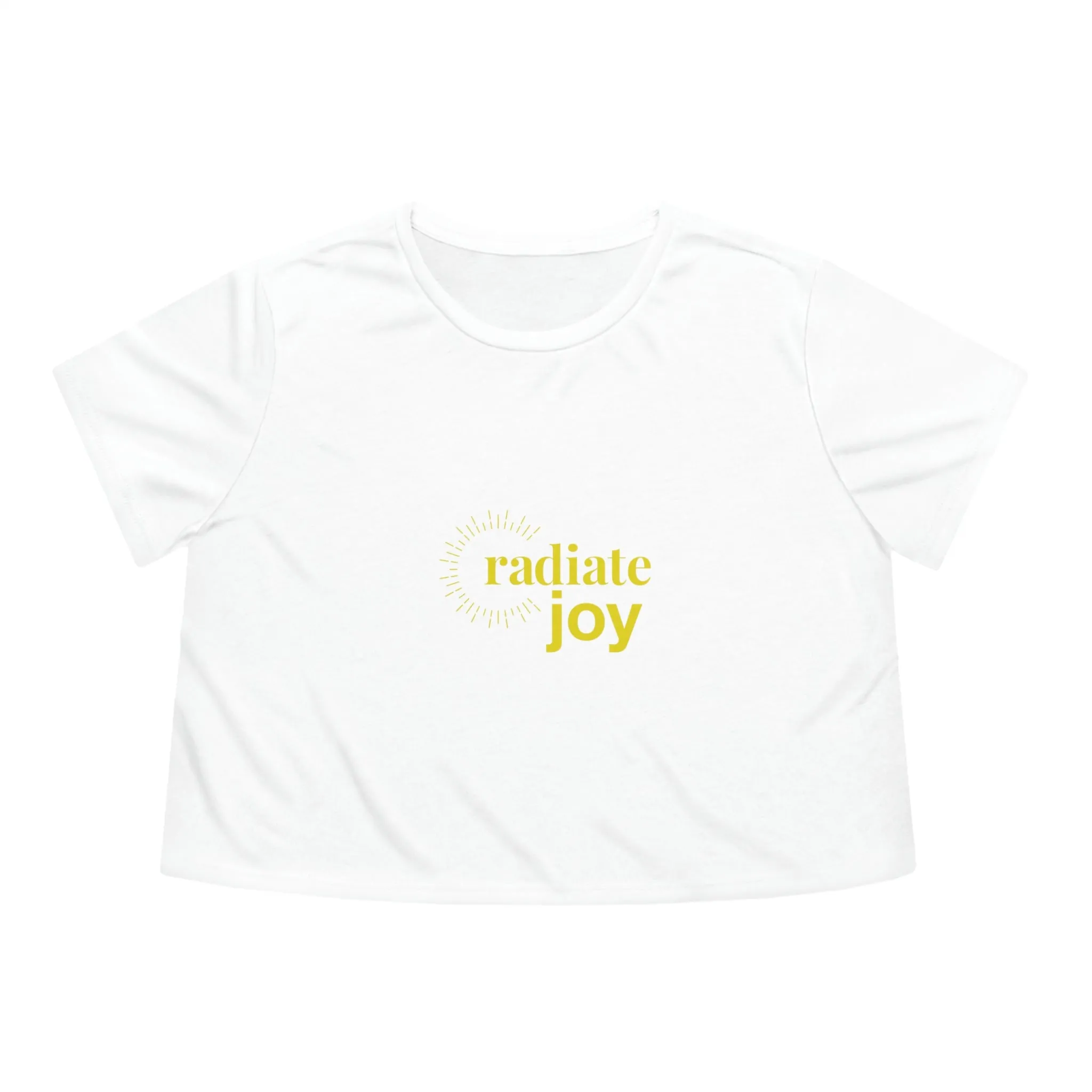 Radiate Joy Women's Flowy Cropped Tee