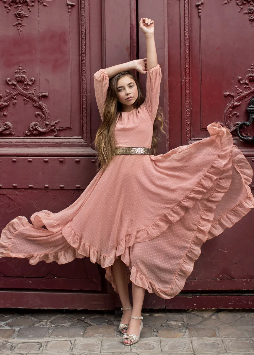 Raelynne Dress in Mauve