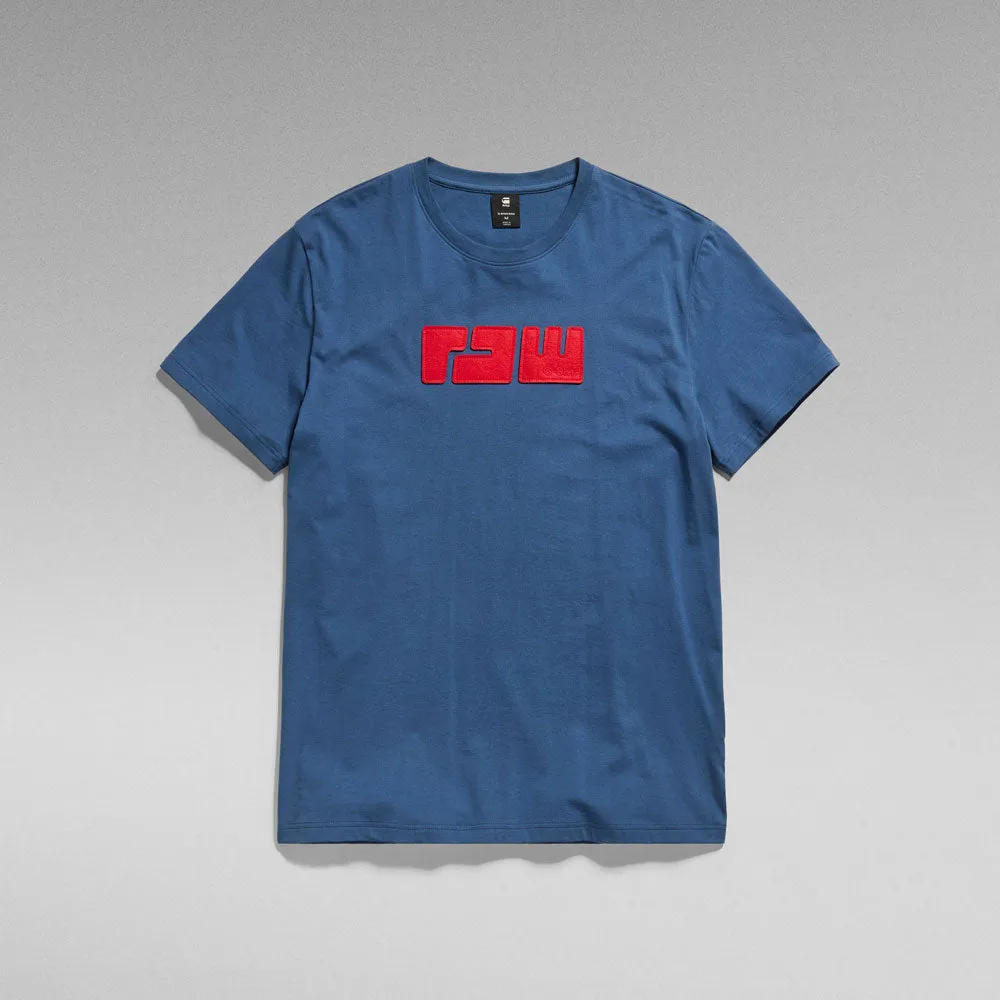 Raw Felt T-Shirt - Blue