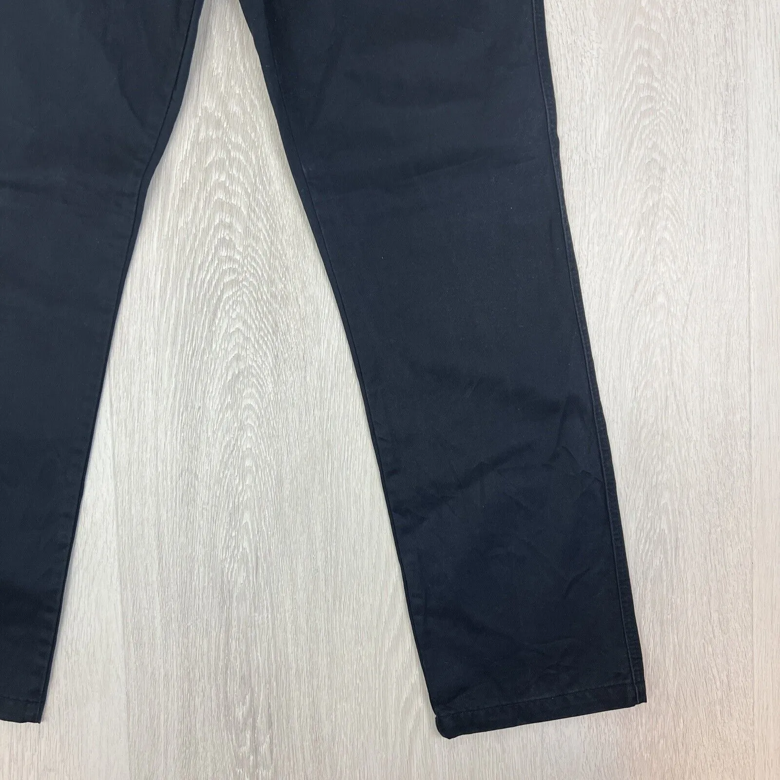 RB Sellars Mens Navy Blue Dudley Classic Fit Trouser Chinos Size 34