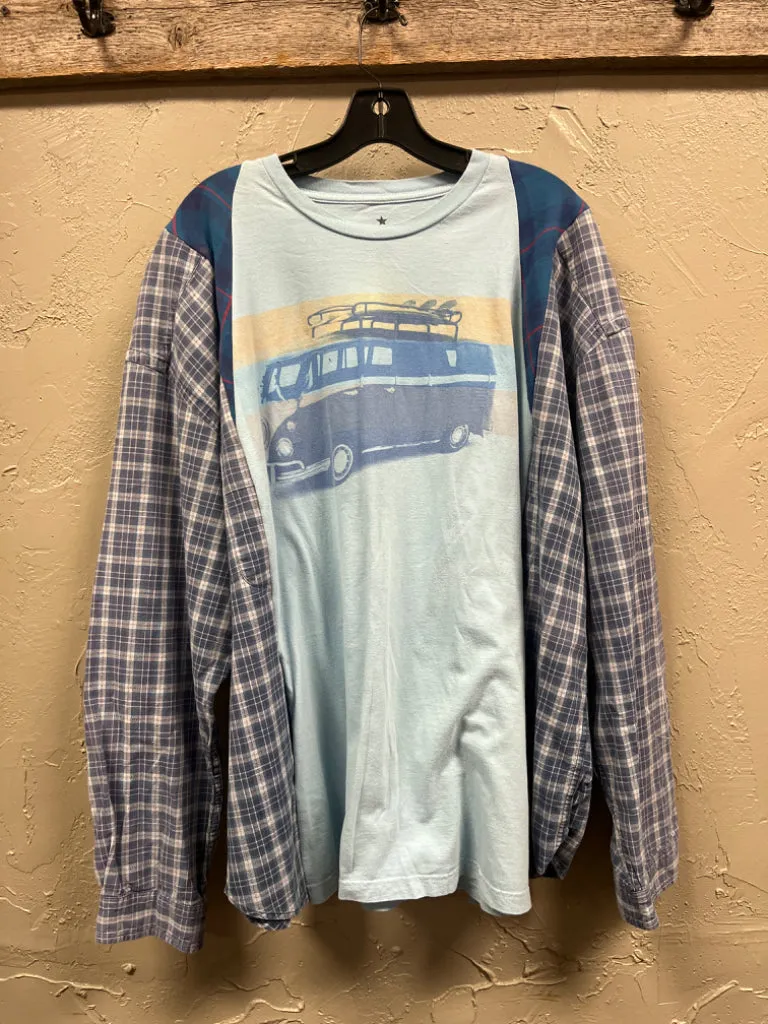 REBETTY REMADE FLANNEL TEES