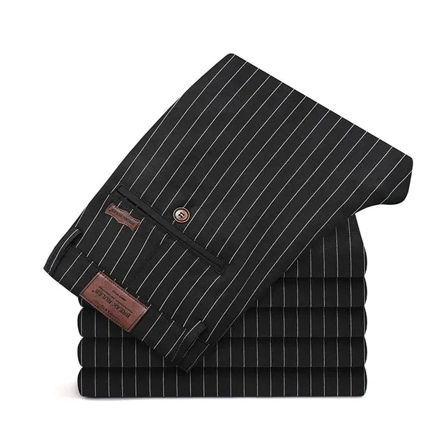RegalThreads Streifen-Luxusanzughose für Herren