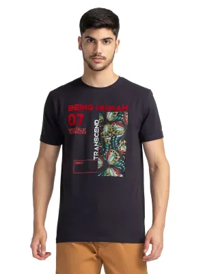 REGULAR FIT T-SHIRTS SHORT SLEEVE CHARCOAL