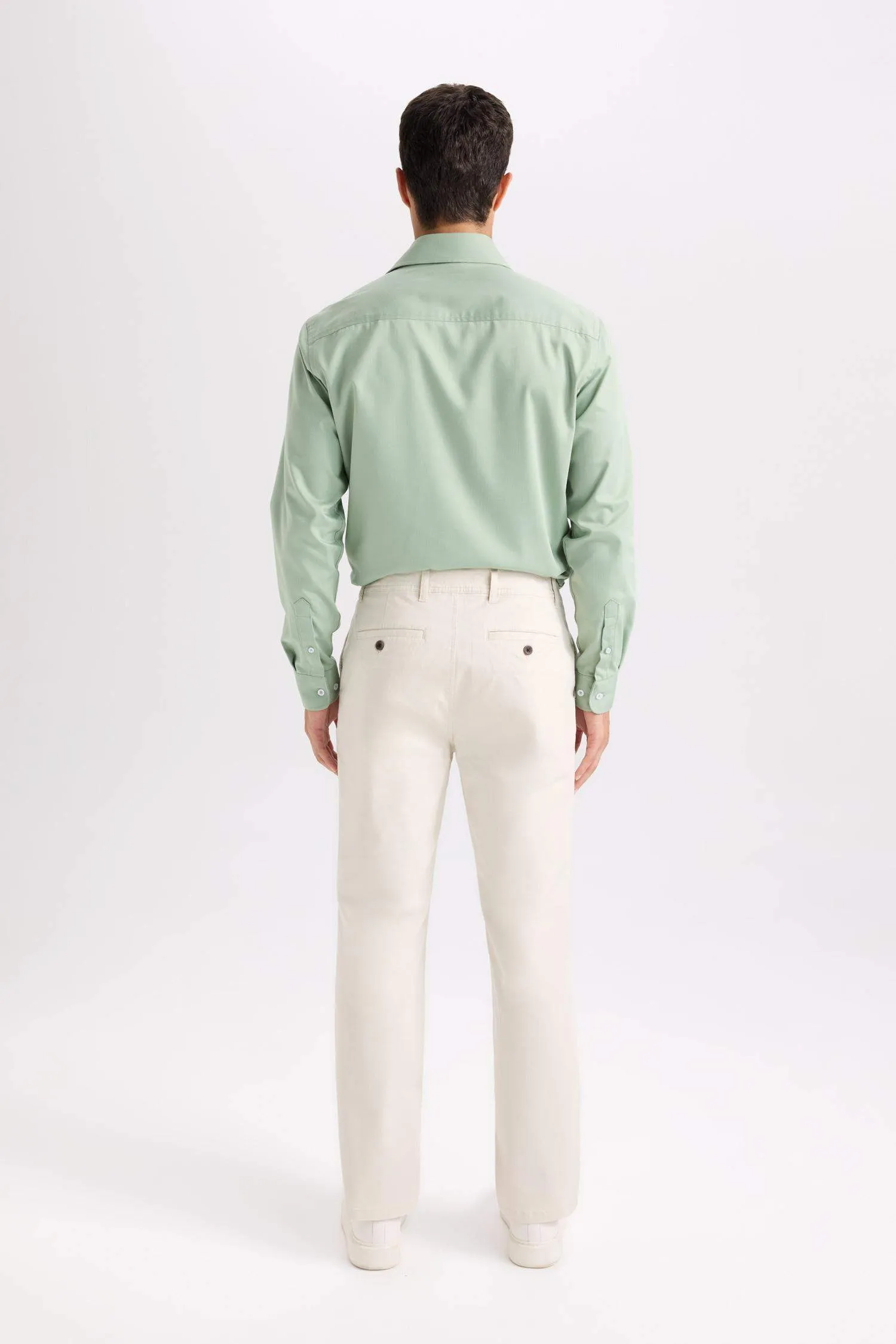 Regular Hem Chino Pants