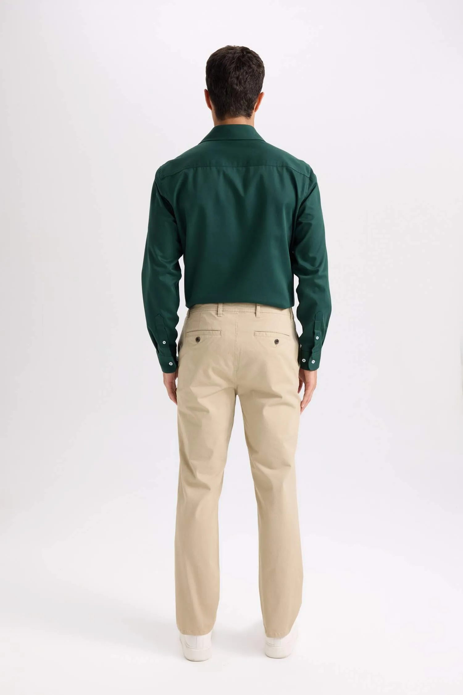 Regular Hem Chino Pants