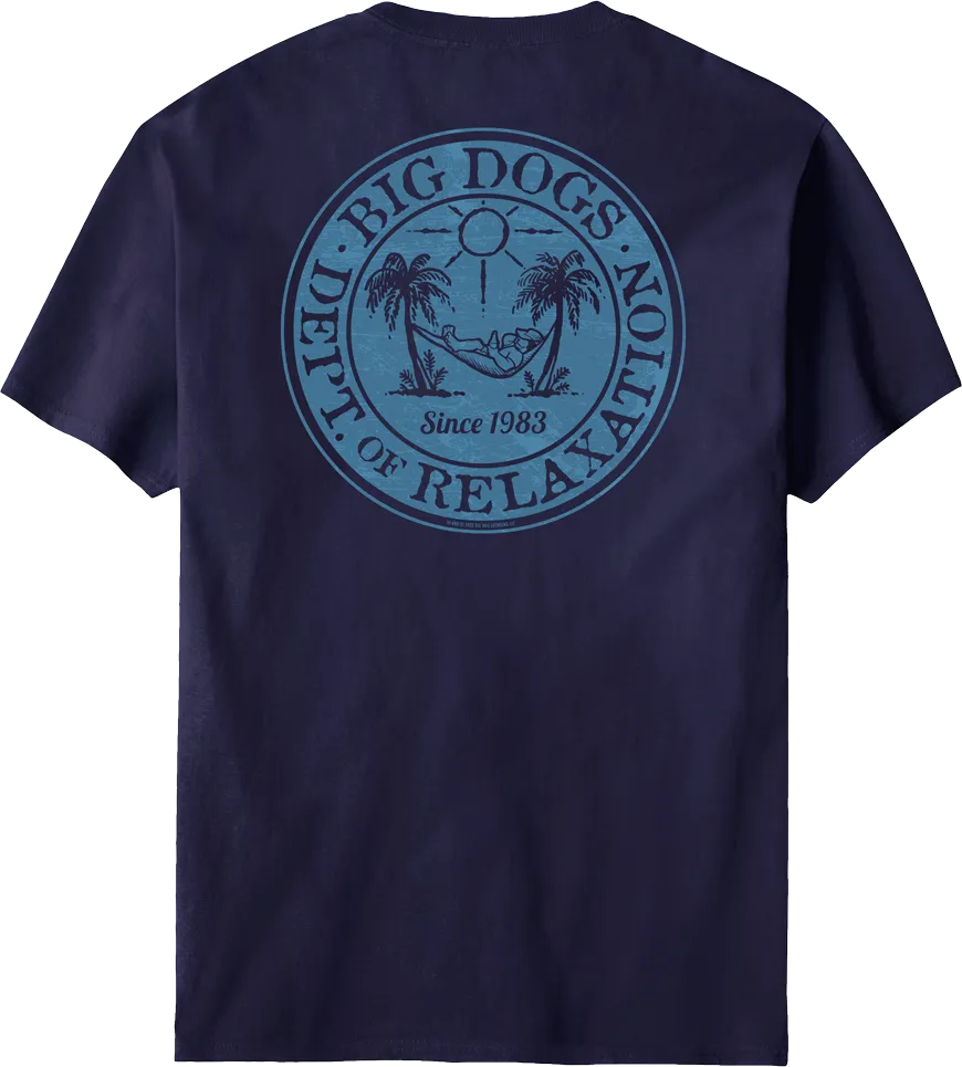 Relaxation Badge Denim T-shirt