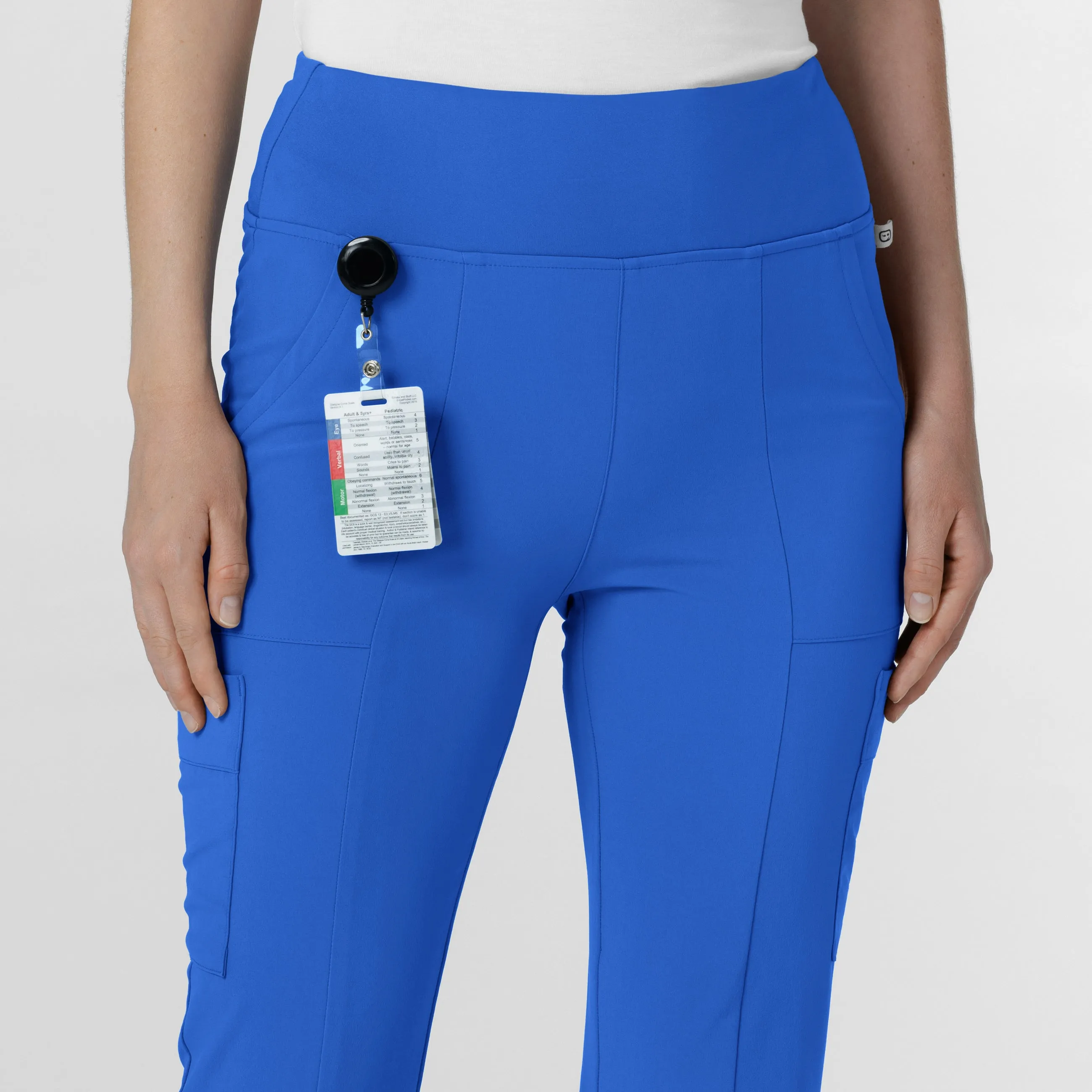 RENEW 5534 Cargo Flare Scrub Pants Royal