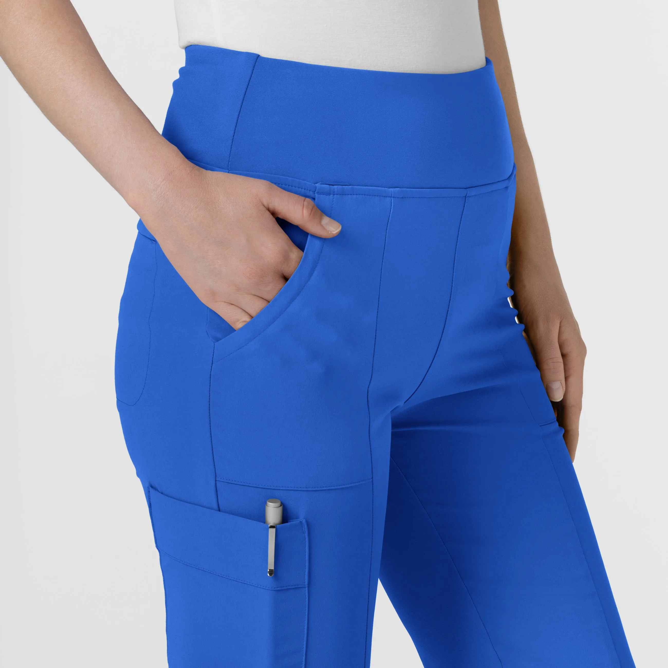 RENEW 5534 Cargo Flare Scrub Pants Royal
