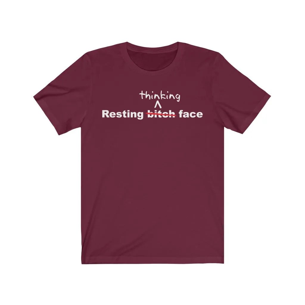 Resting Thinking Face - Unisex T-shirt