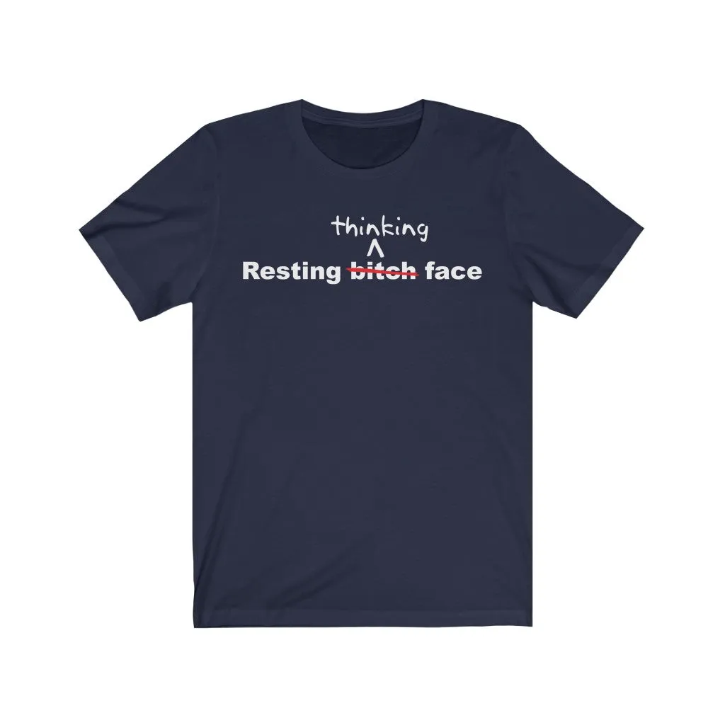 Resting Thinking Face - Unisex T-shirt