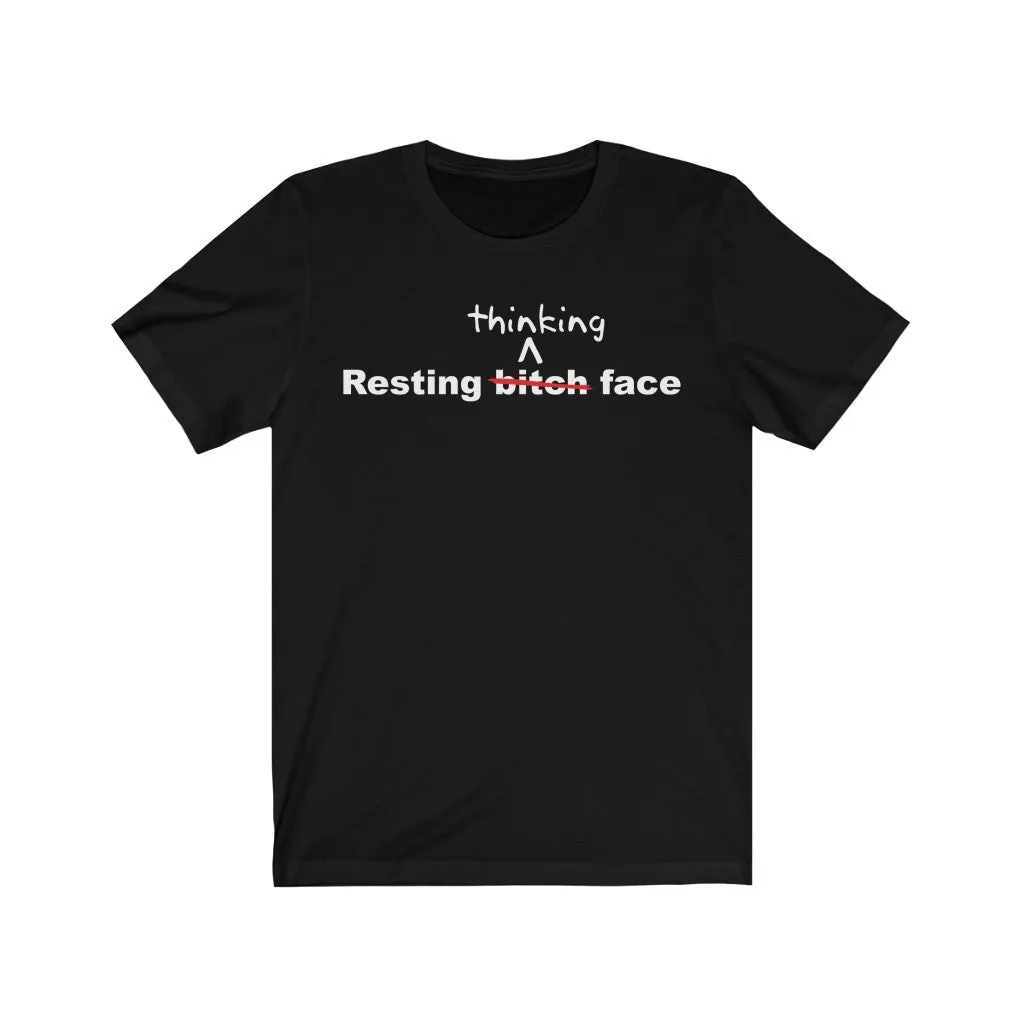 Resting Thinking Face - Unisex T-shirt