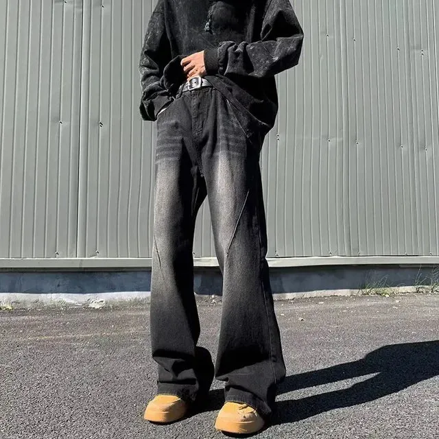 RetroFashion Herren Vintage Jeans mit lockeren Beinen