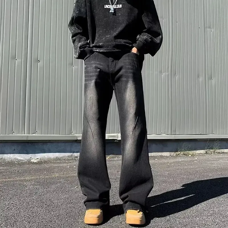RetroFashion Herren Vintage Jeans mit lockeren Beinen