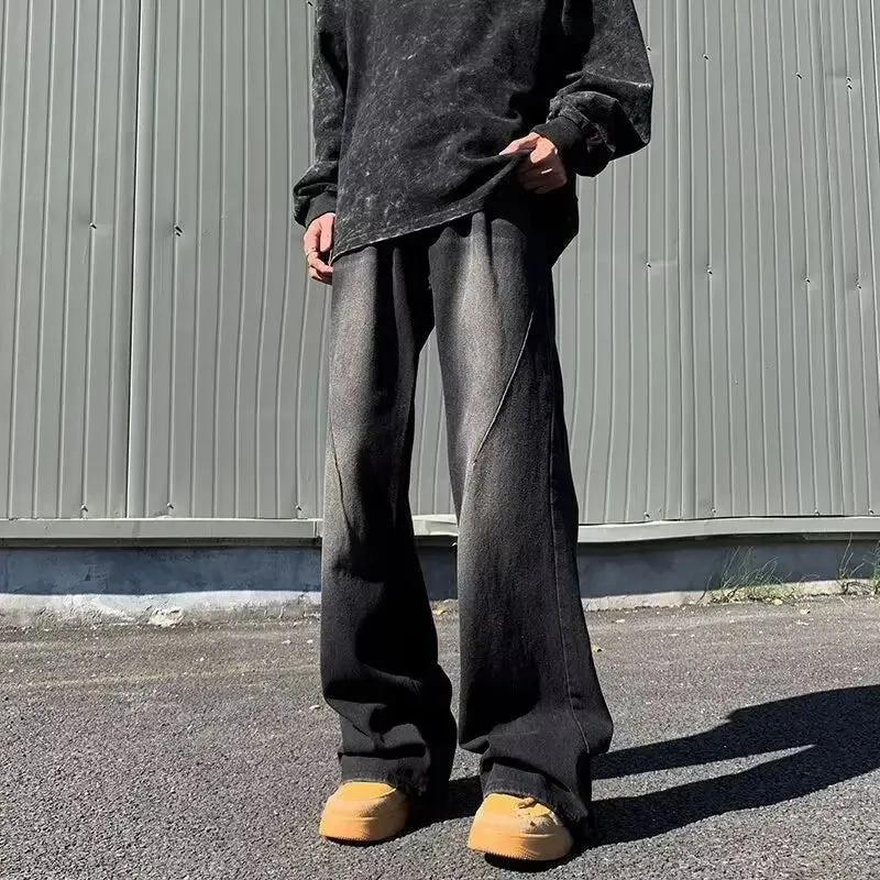 RetroFashion Herren Vintage Jeans mit lockeren Beinen