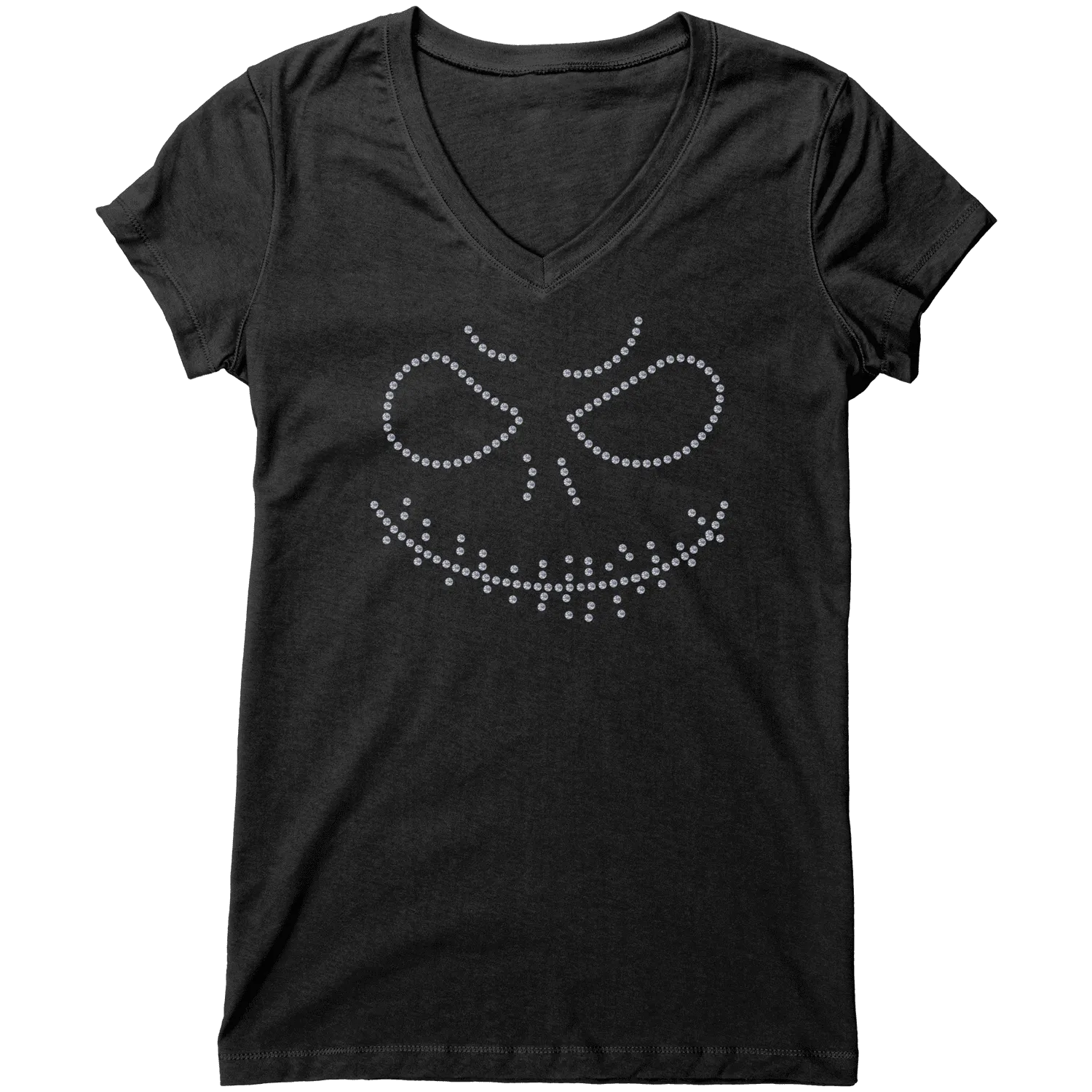 Rhinestone Sparkle Monster Tee Shirt Crew Neck, V Neck, Tank Top