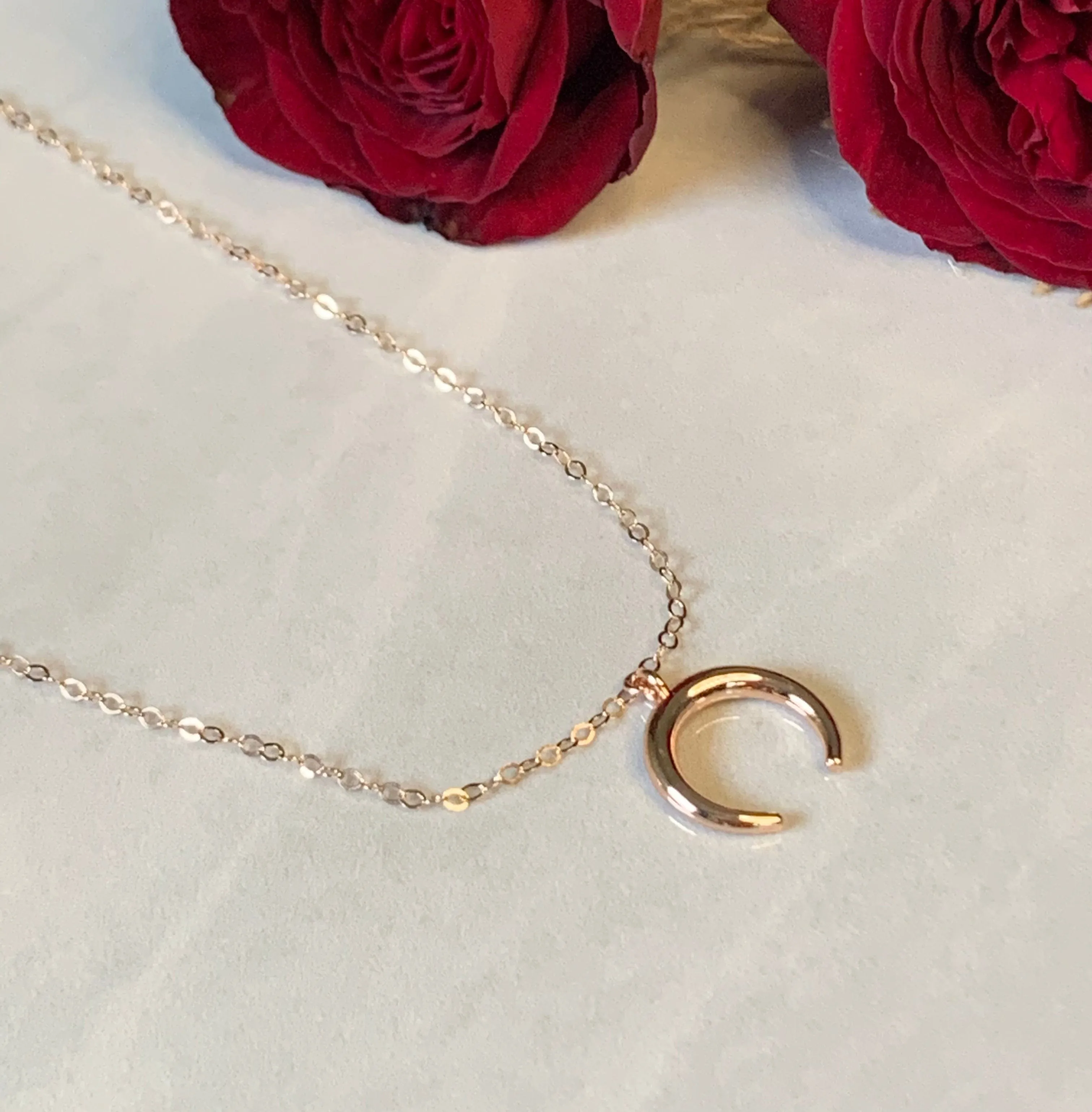 Rose Gold Crescent