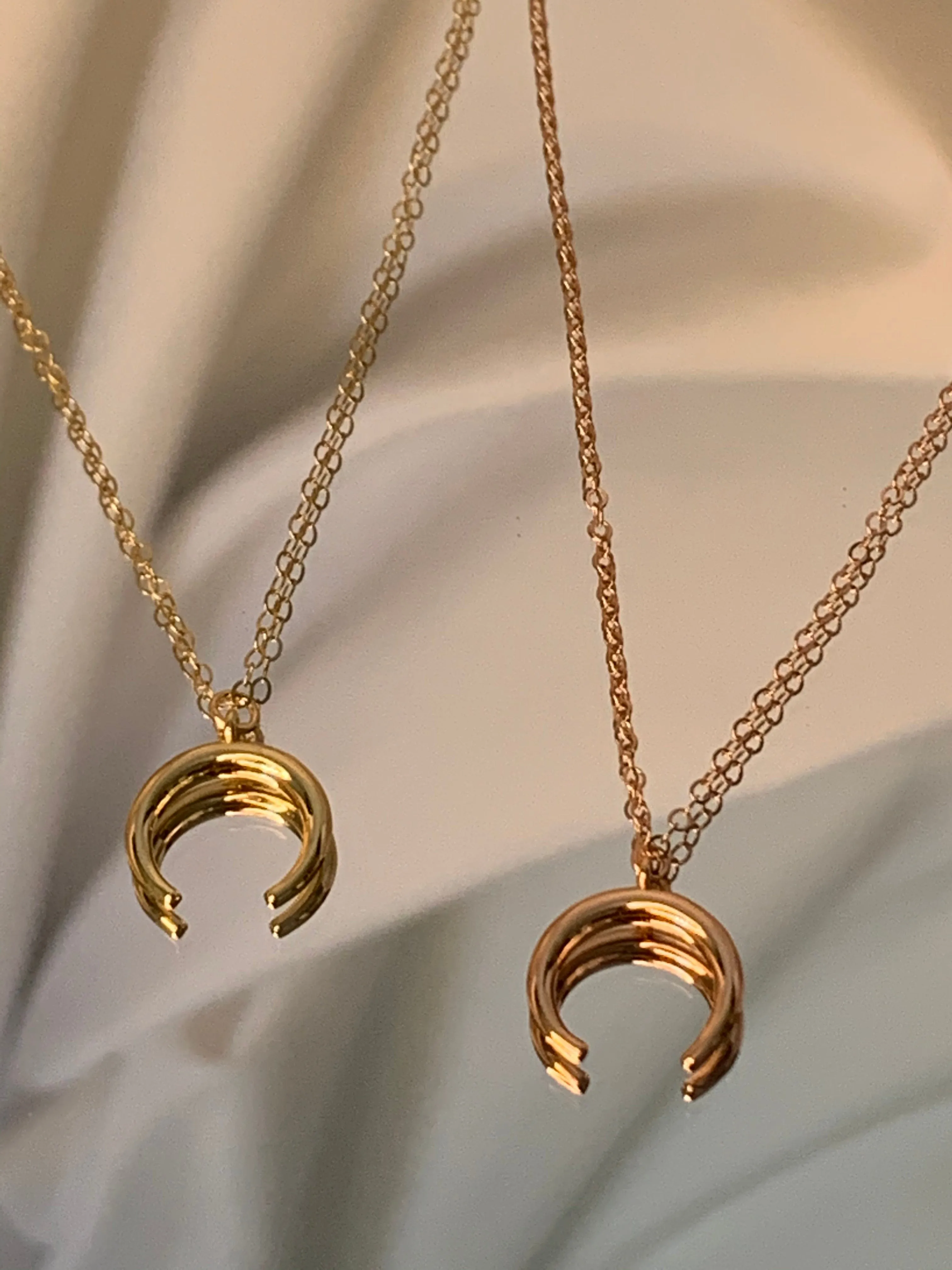 Rose Gold Crescent