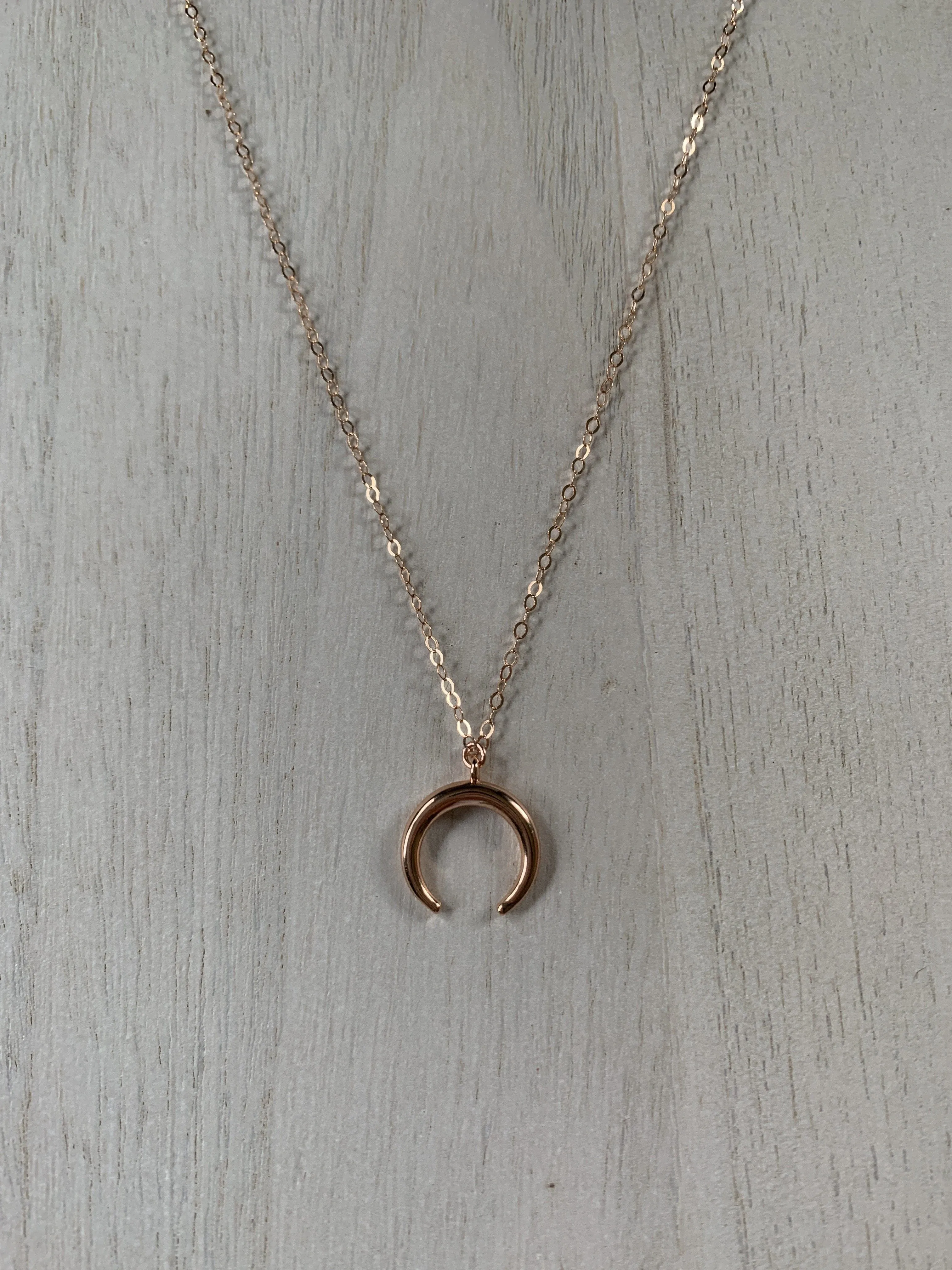 Rose Gold Crescent