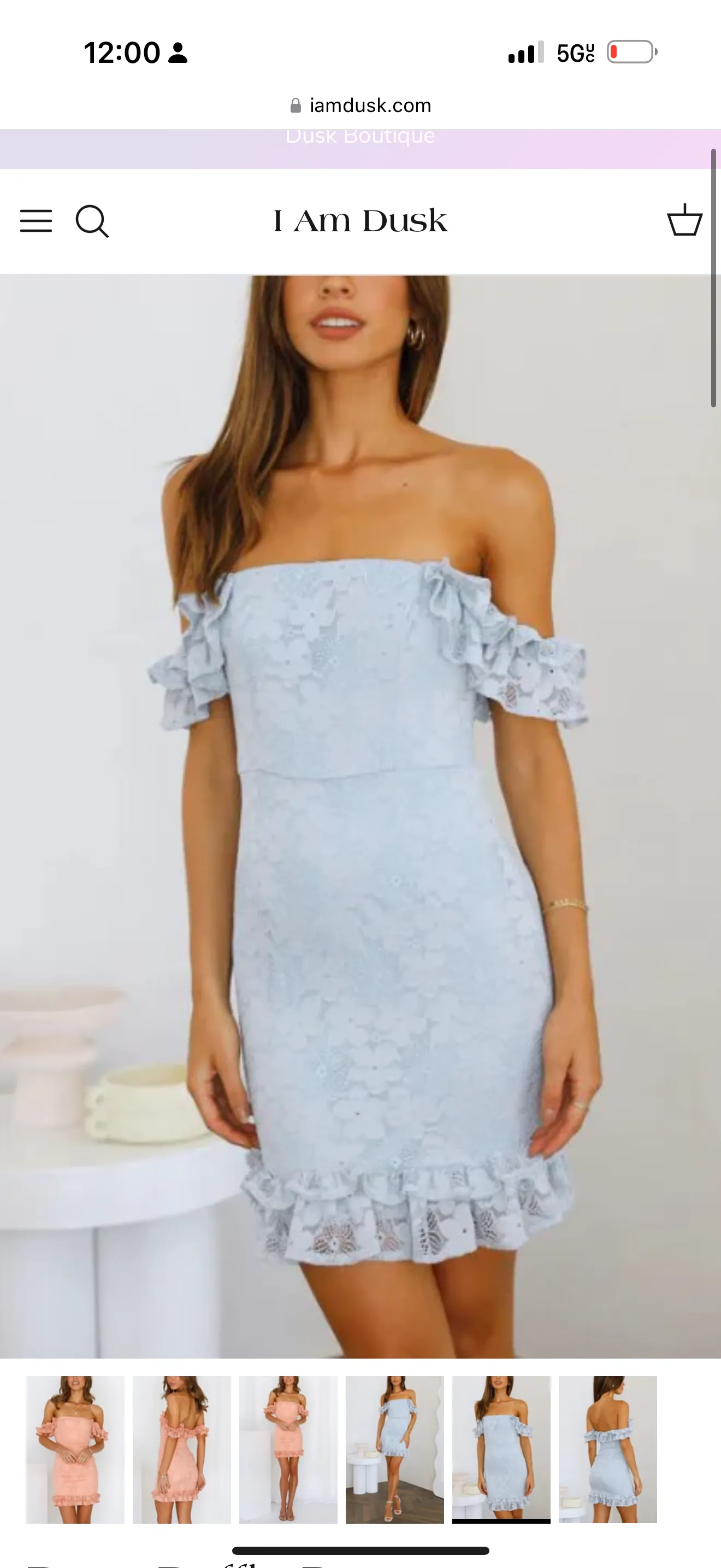 Rose Ruffle Dress