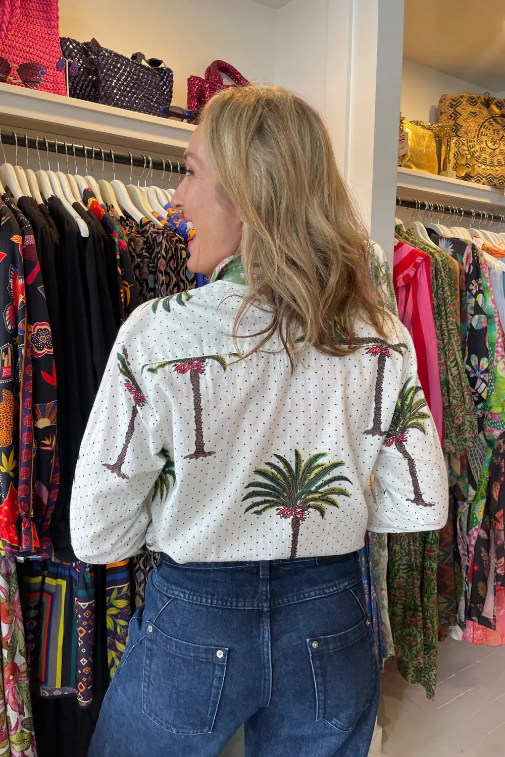 ROSELLE PICNIC CUBA SHIRT PALM