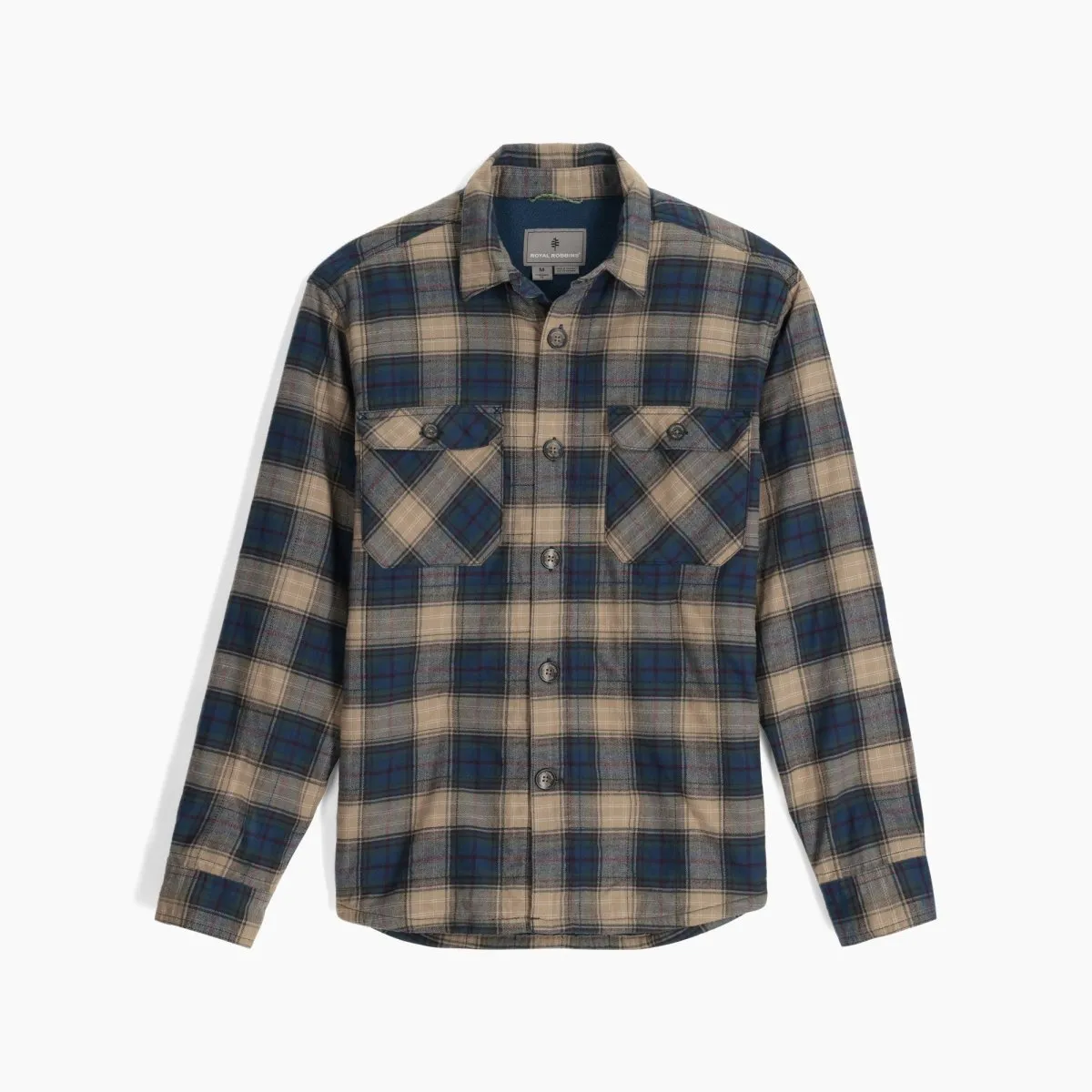 Royal Robbins Men's Snowcap Lined Flannel Long Sleeve - FINAL SALE