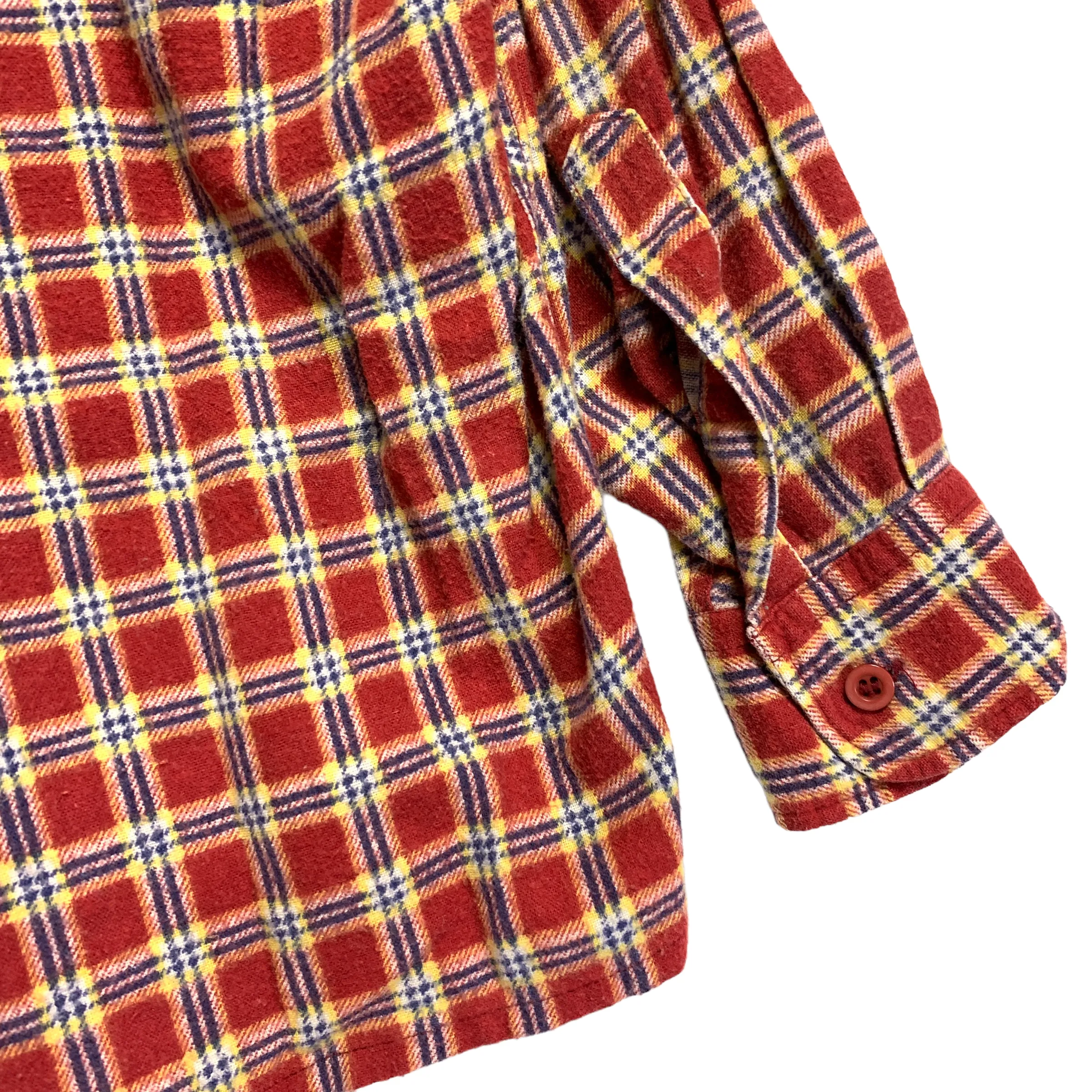 [S] Needles Rebuild Ribbon Cut Flannel Shirt