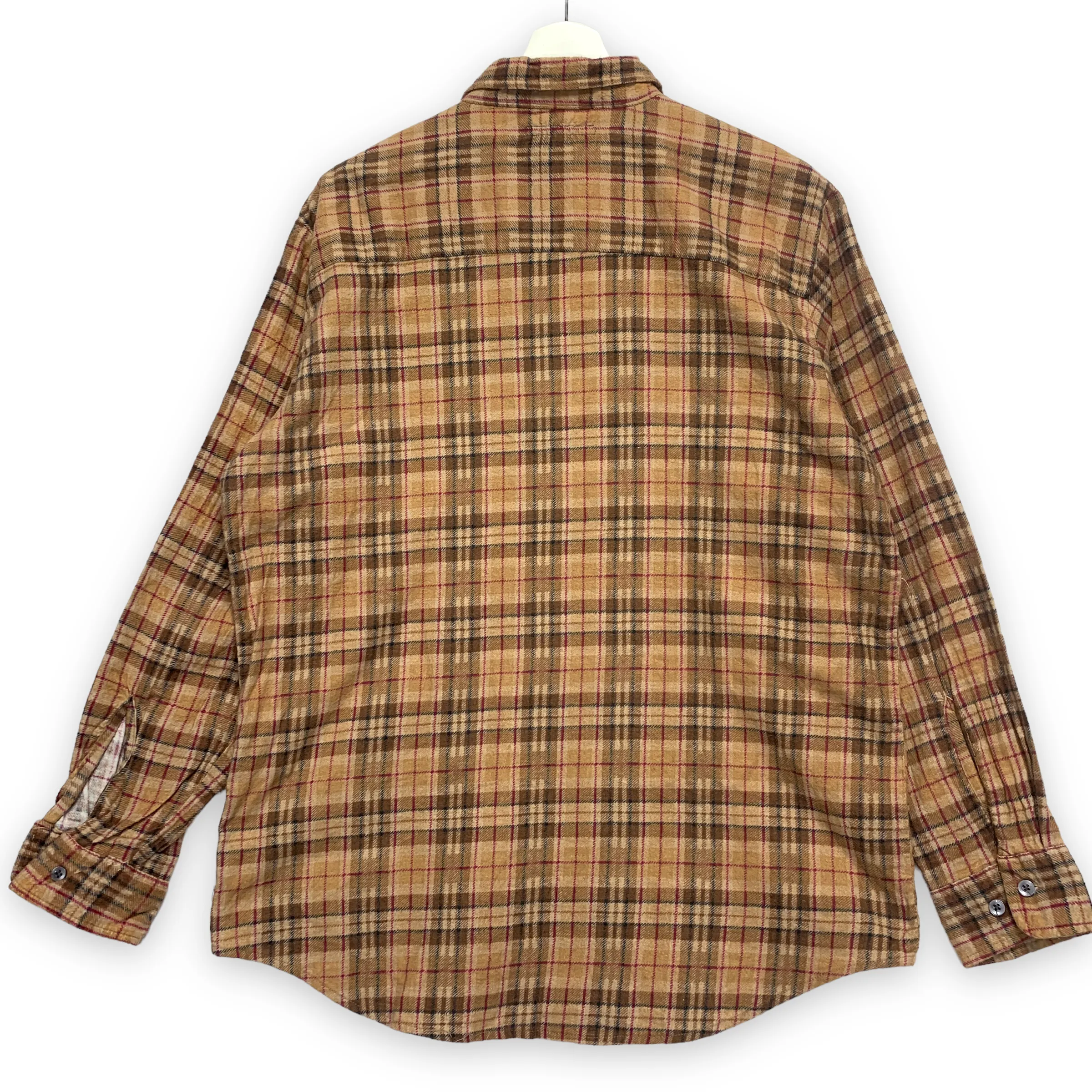 [S] Needles Rebuild Ribbon Cut Flannel Shirt