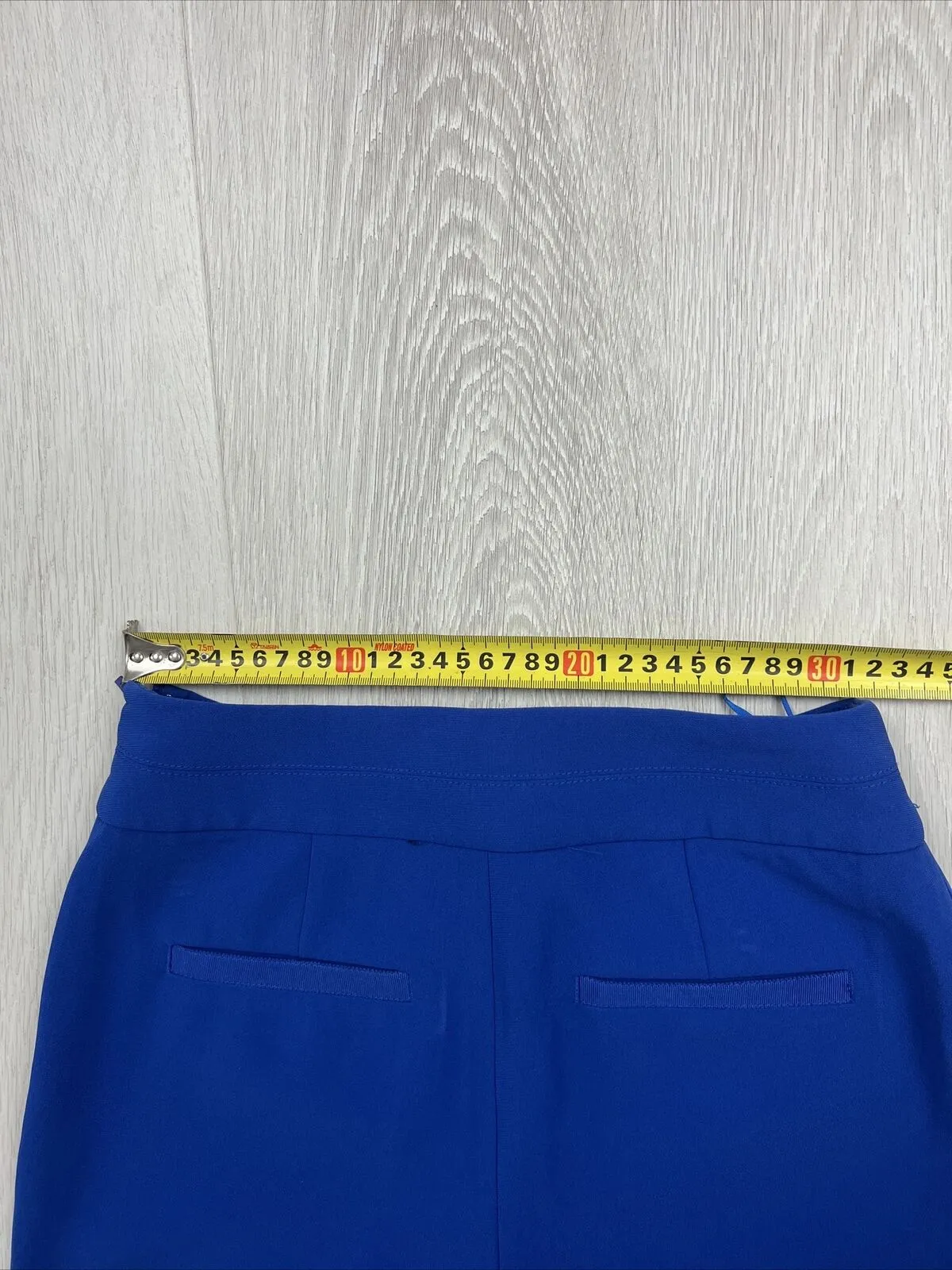 SABA Womens Blue Flared Dress Pants Size 8