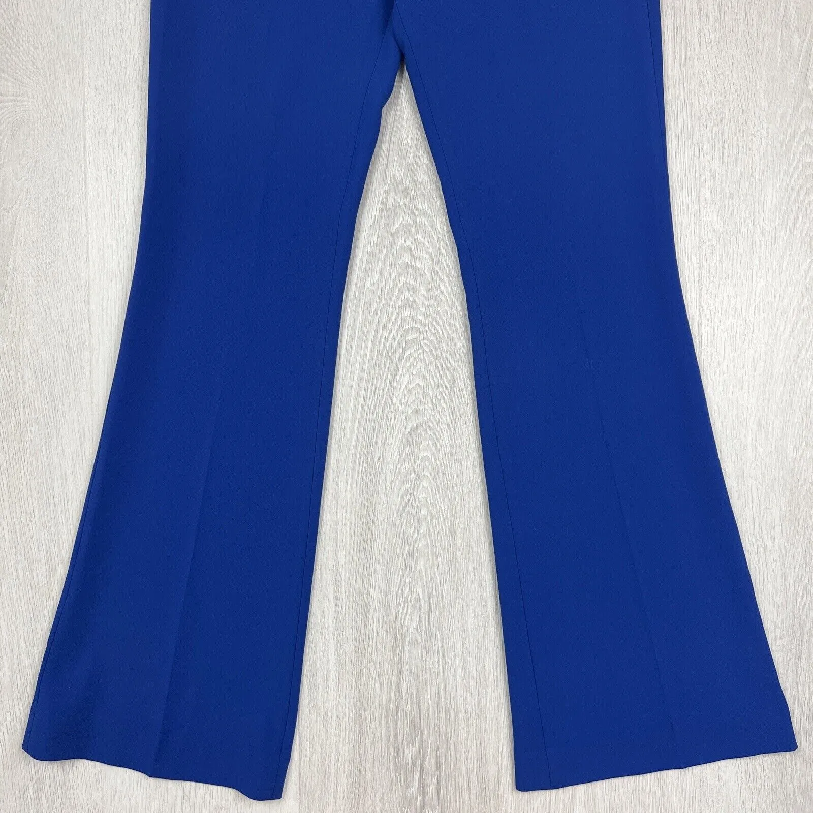 SABA Womens Blue Flared Dress Pants Size 8