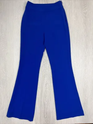 SABA Womens Blue Flared Dress Pants Size 8