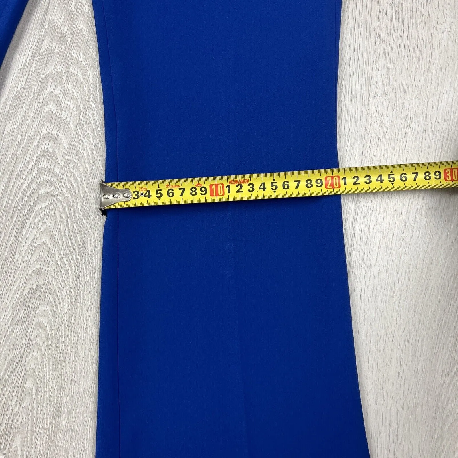 SABA Womens Blue Flared Dress Pants Size 8