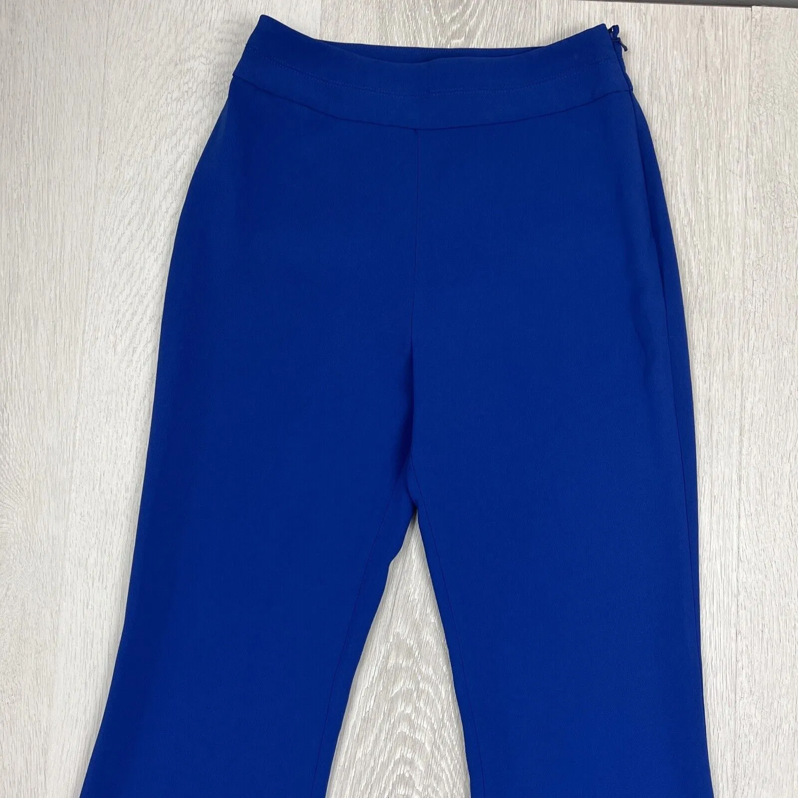SABA Womens Blue Flared Dress Pants Size 8