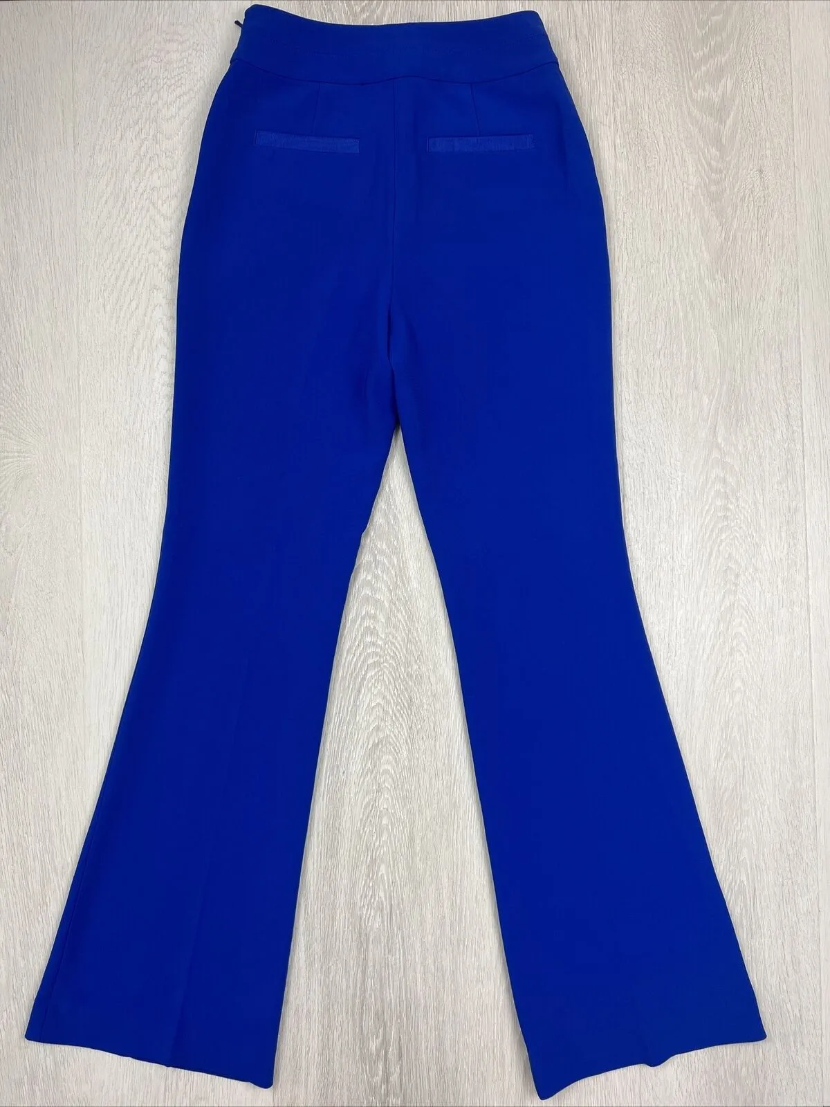 SABA Womens Blue Flared Dress Pants Size 8
