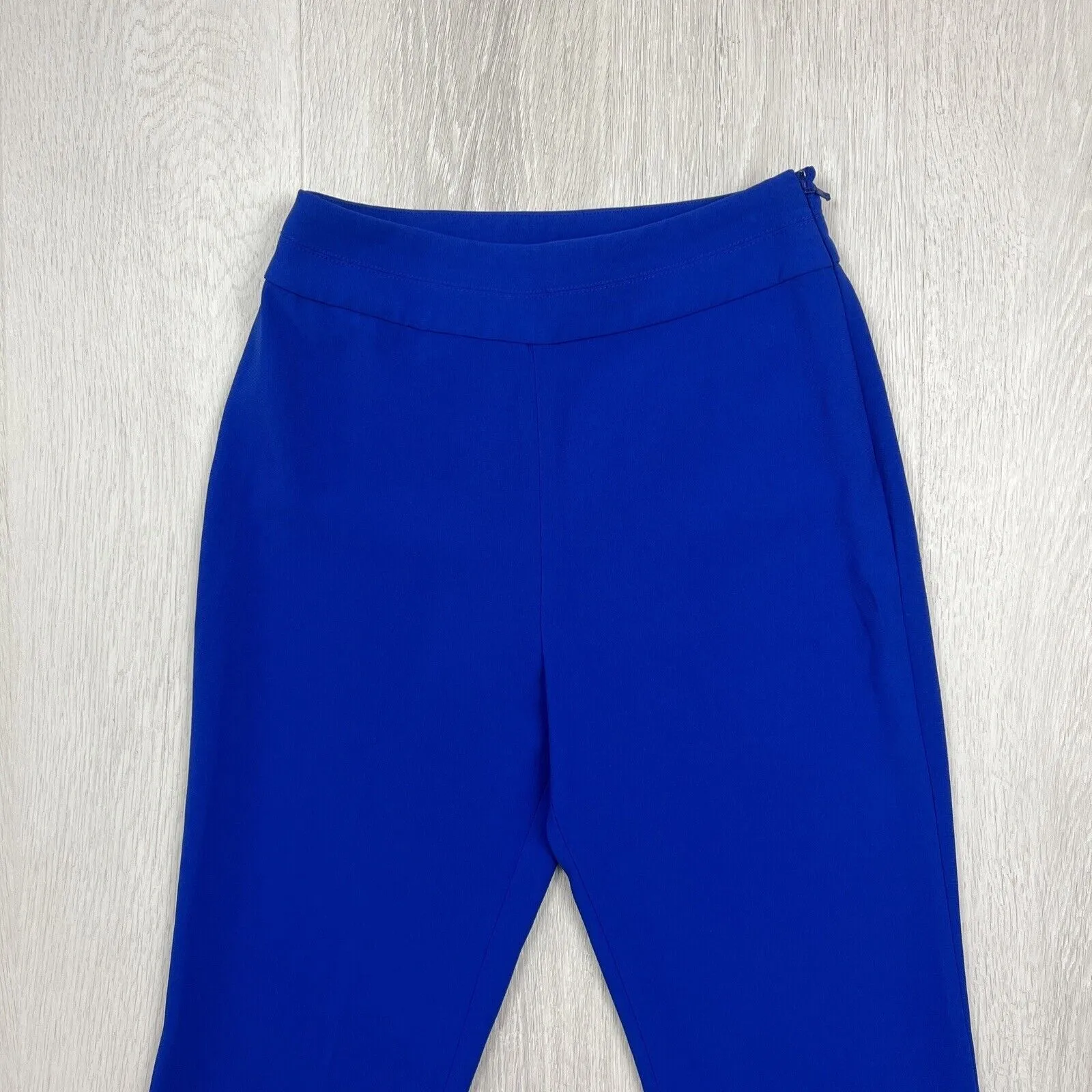 SABA Womens Blue Flared Dress Pants Size 8