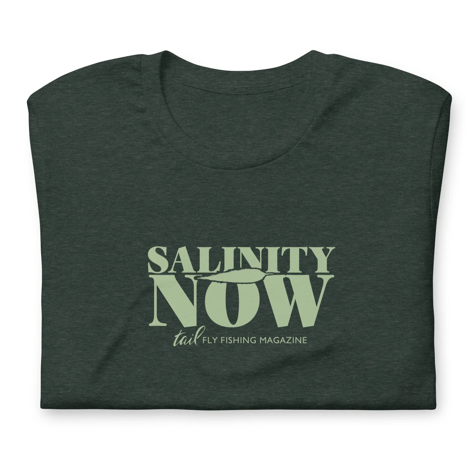 Salinity Now - Lt olive graphic SS